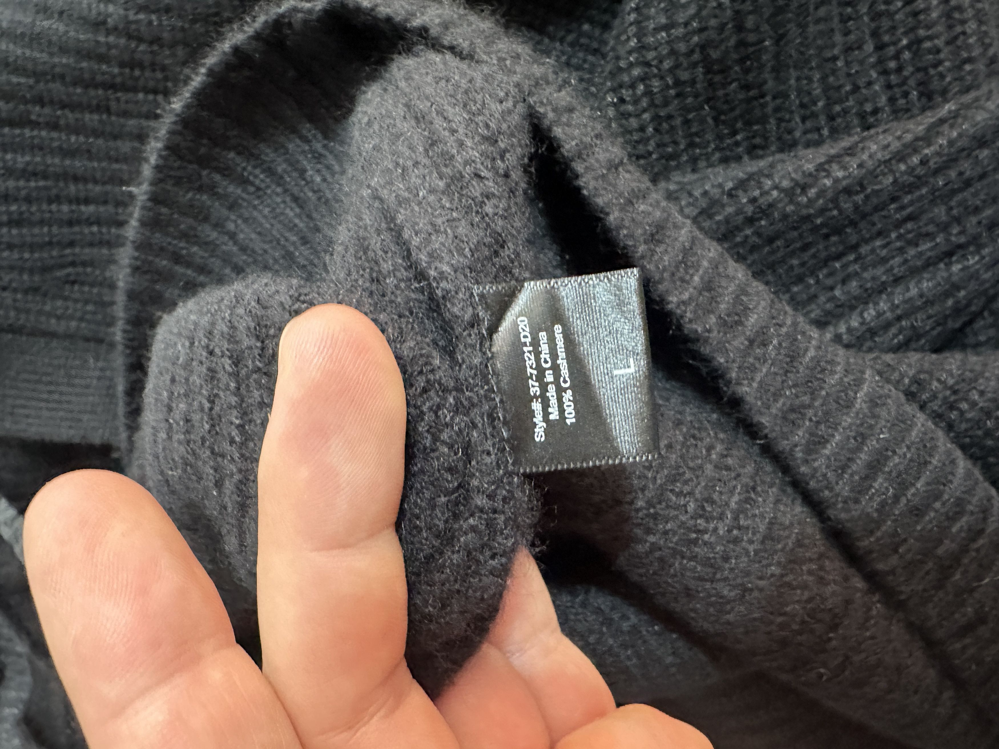 Other Jenni Kayne Knit Cocoon Cardigan 100% Cashmere Black Size L Size L / US 10 / IT 46 - 12 Thumbnail