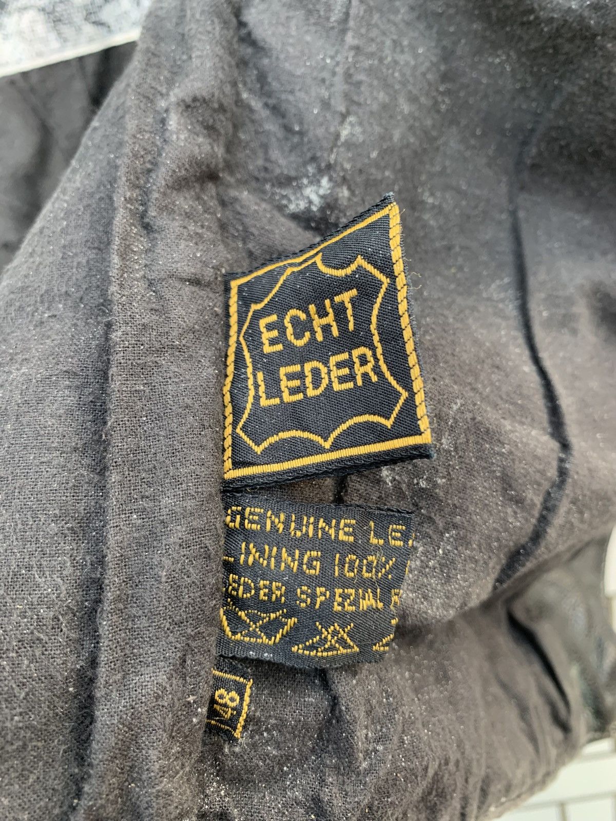 Vintage Vintage ECHT LEDER The Flying Vests Leather Jacket Size US M / EU 48-50 / 2 - 17 Thumbnail