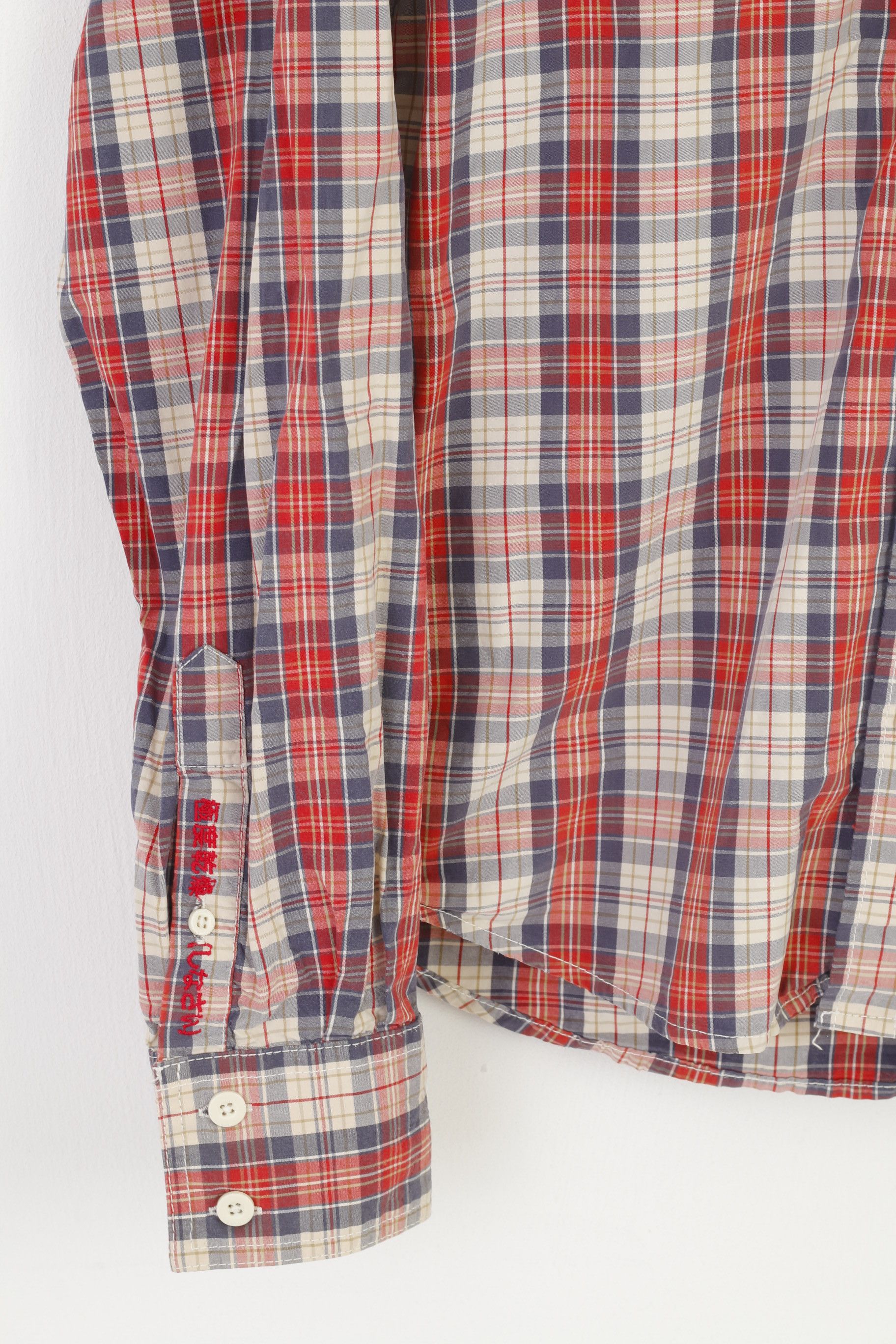 Superdry Superdry Men M S Casual Shirt Checkered Red 3401 Size US M / EU 48-50 / 2 - 4 Thumbnail