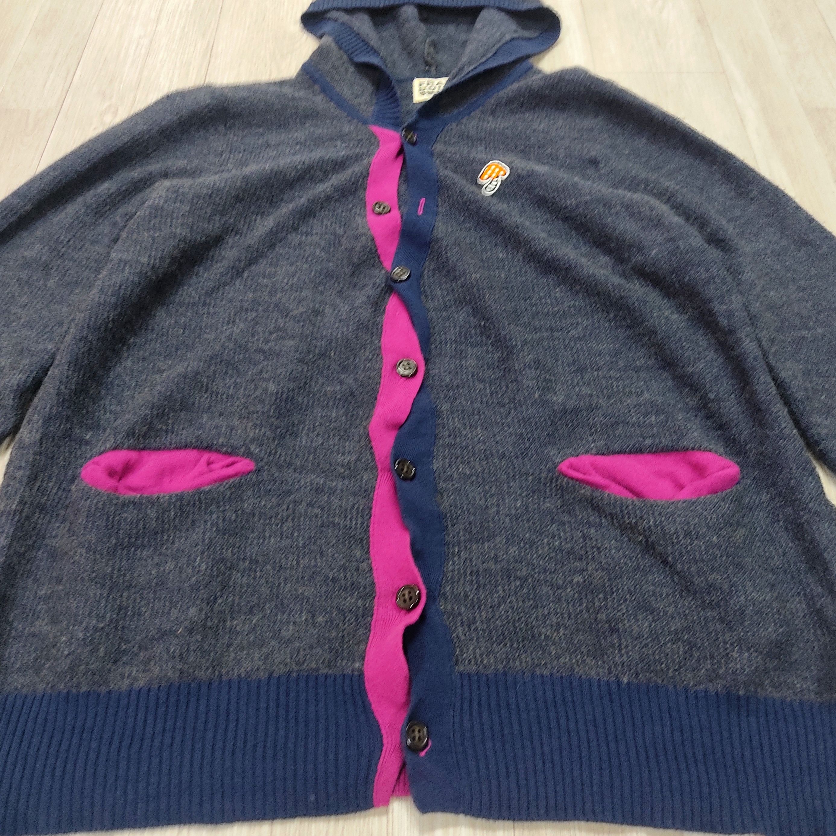 Frapbois FRAPBOIS by Issey Miyake Half Wool Hooded Cardigan Size M / US 6-8 / IT 42-44 - 7 Thumbnail