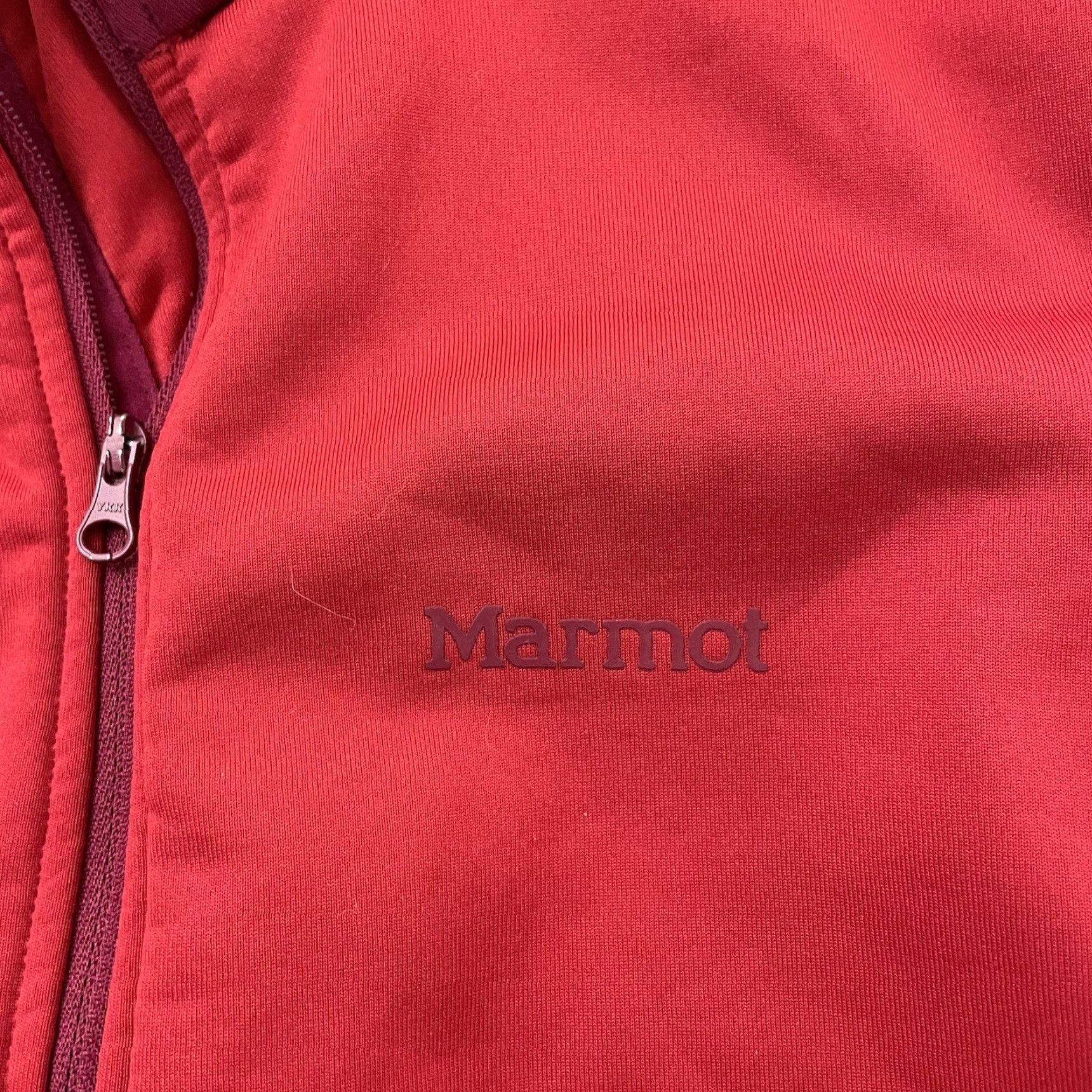 Marmot Marmot Jacket Womens Small Red Full Zip Fleece Lined Windbreaker Shirt Size S / US 4 / IT 40 - 2 Thumbnail
