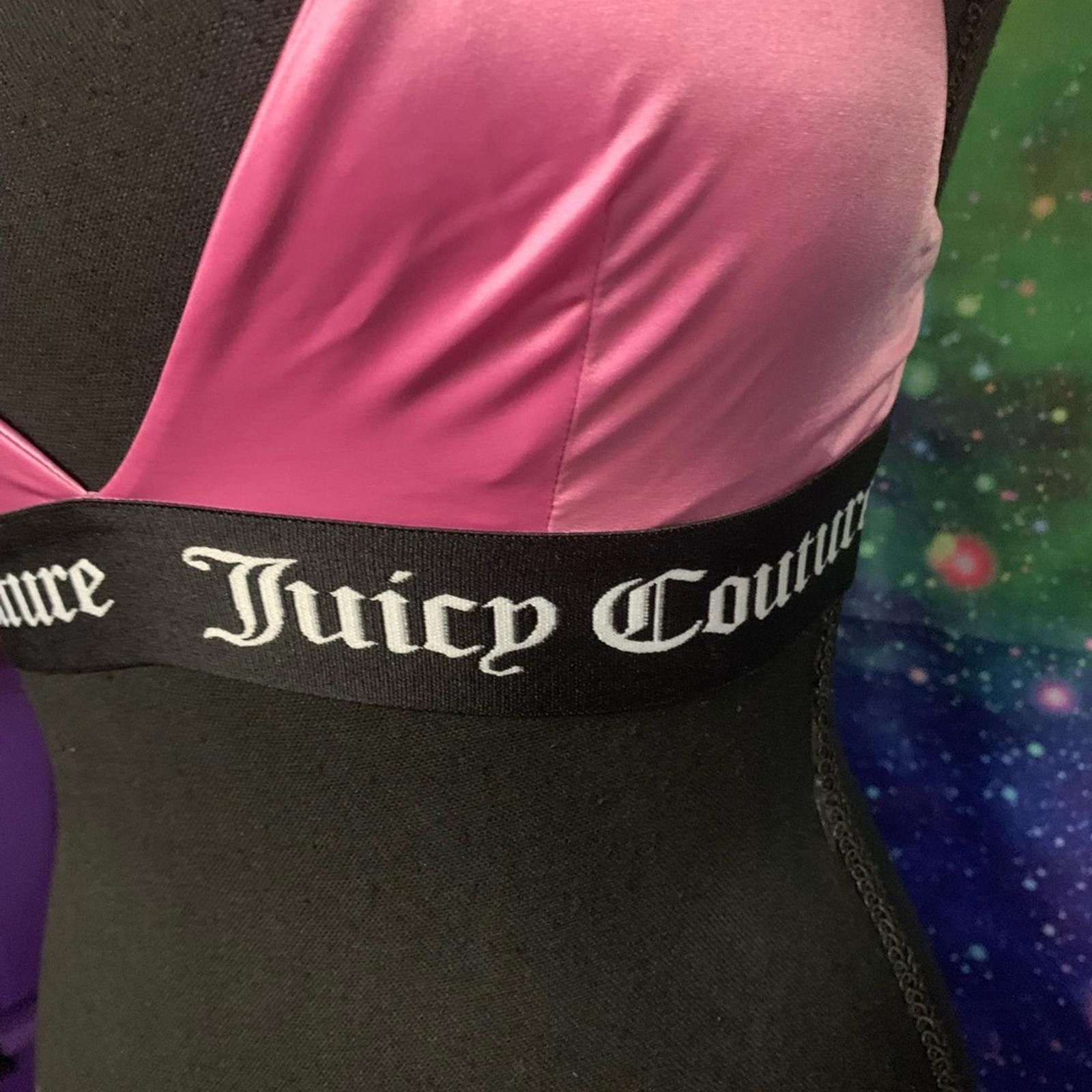 Juicy Couture Jeans Juicy Couture Pink V-Neck Bra with Elastic Band Size ONE SIZE - 2 Thumbnail