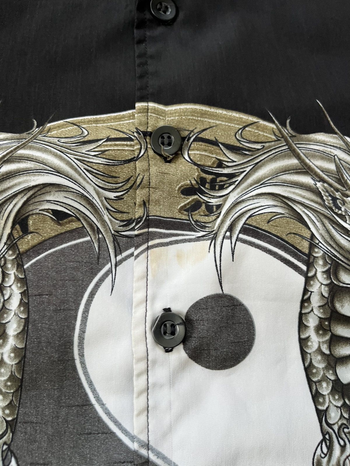 Japanese Brand Dnon Jeans Vintage Japan Dragon Circle B Shirt Y2k Size US S / EU 44-46 / 1 - 3 Thumbnail