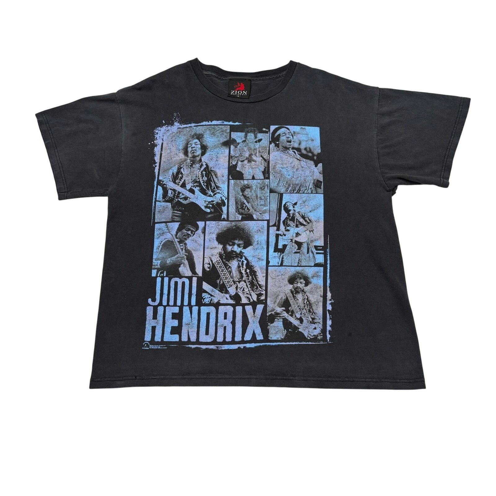 Zion Rootswear Jimi Hendrix Boxes 8 Photos Montage T Shirt Men's Large Size US L / EU 52-54 / 3 - 1 Thumbnail