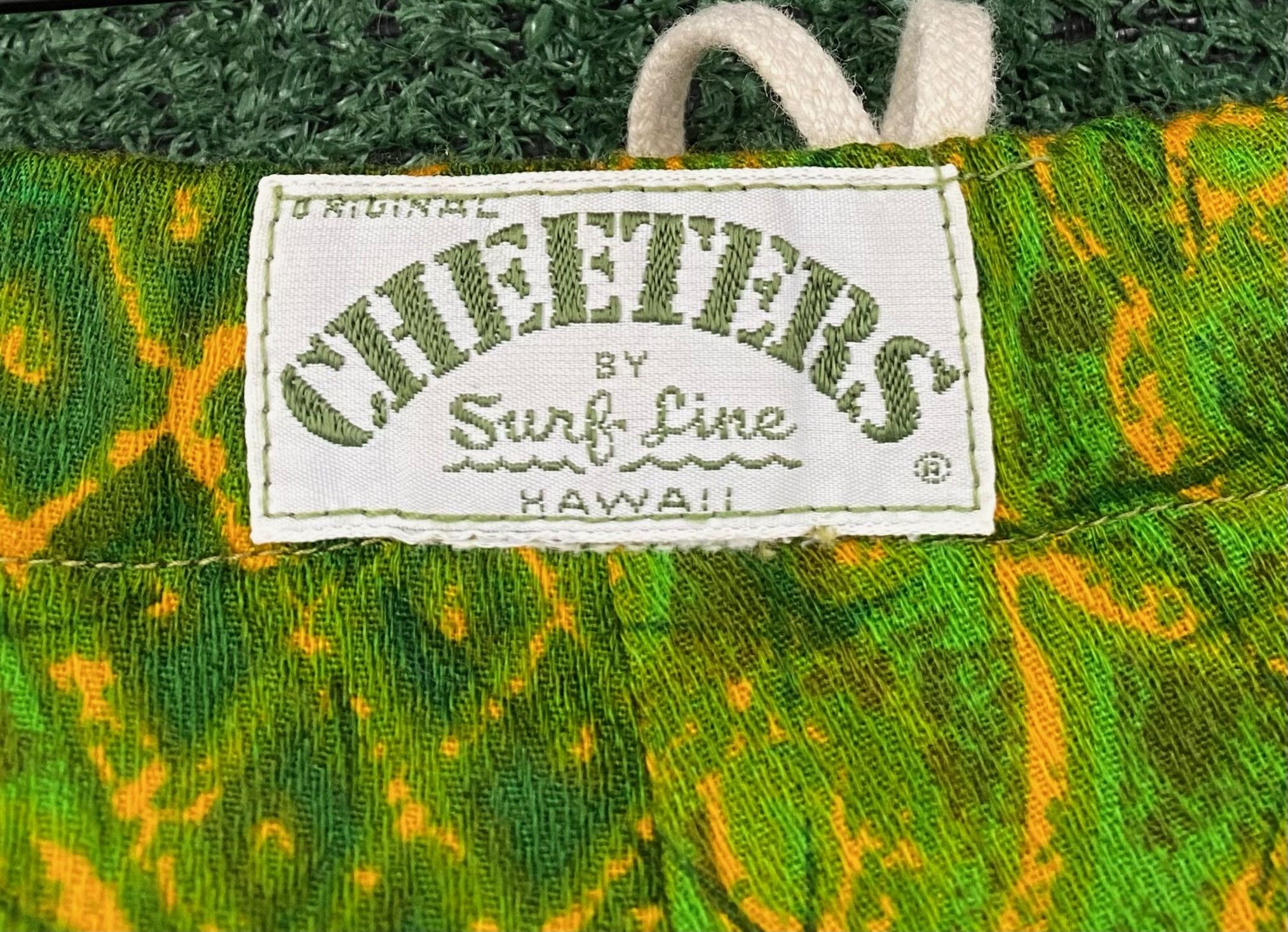 Vintage 90’s Cheeters Surf Line Hawaii Green Patterned Shorts Large Size US 36 / EU 52 - 7 Thumbnail