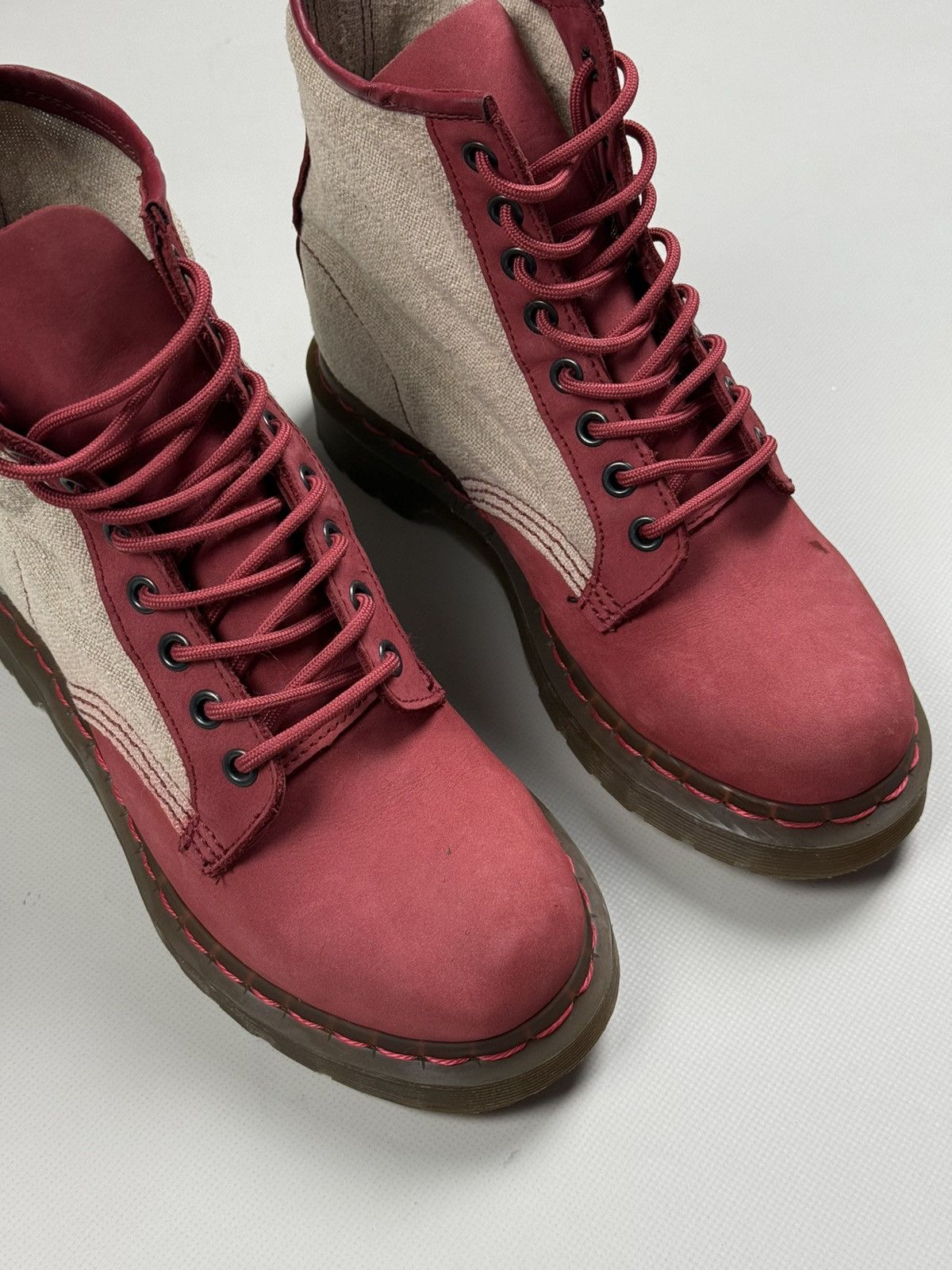 Dr. Martens Dr. Martens 1460 Ladies Leather Combat Boots Shoes Size US 6 / IT 36 - 3 Thumbnail