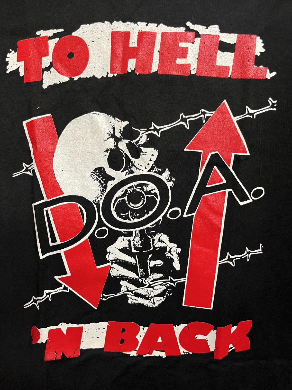 Designer D.O.A. Band Tee To Hell n Back 2009 Made in USA - S Size US S / EU 44-46 / 1 - 3 Thumbnail