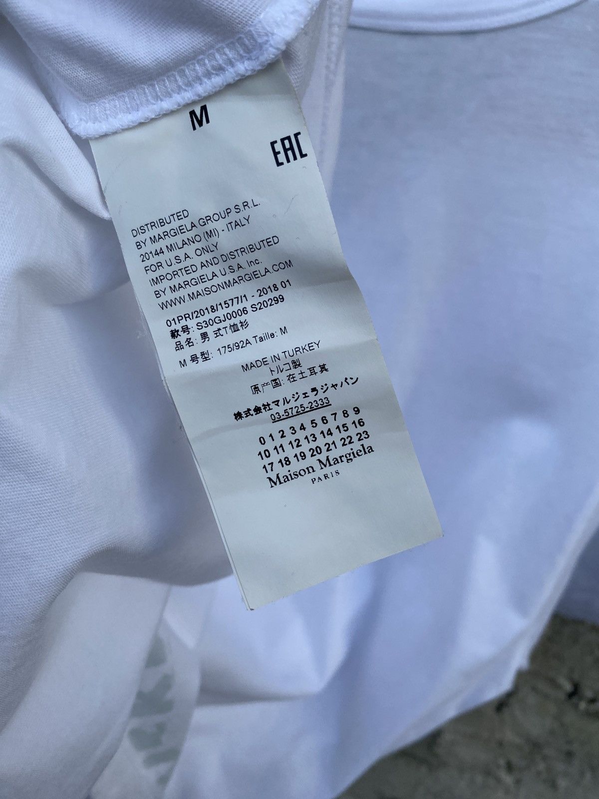 Maison Margiela Maison Margiela Aids Tee Size US M / EU 48-50 / 2 - 8 Thumbnail