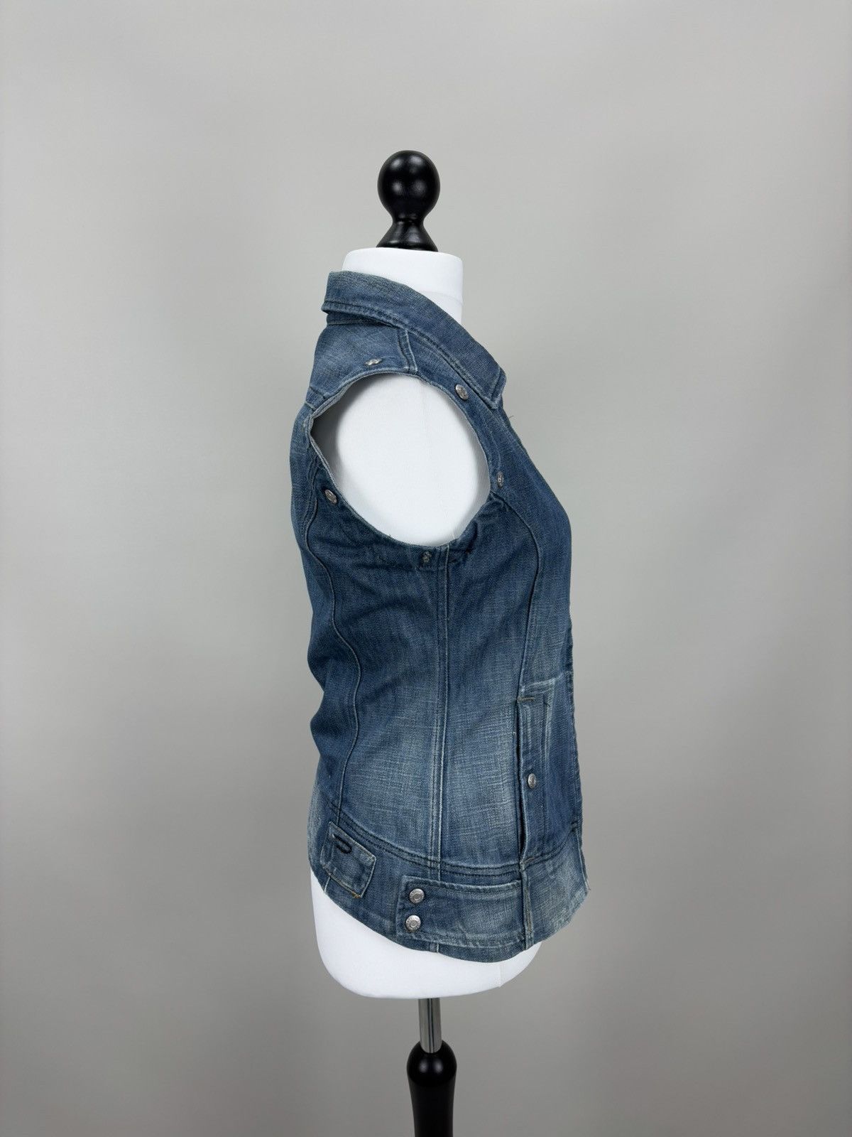 Diesel Womens vintage denim jacket vest 2in1 Diesel Size S Size S / US 4 / IT 40 - 14 Thumbnail