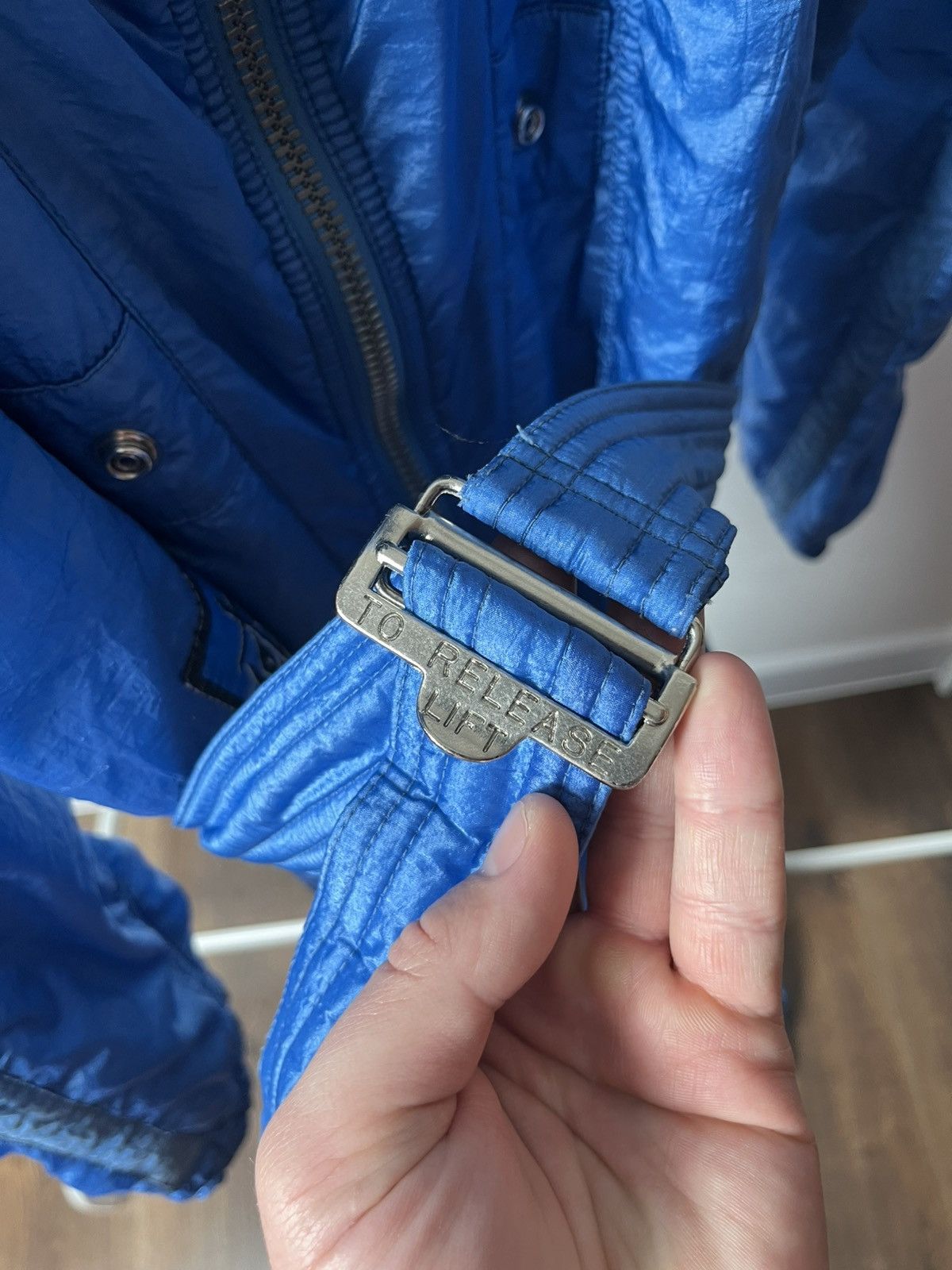 JET SET × Vintage Vintage Jet Set Ski Wear Blue Snowsuit Retro One-Piece Suit Size US M / EU 48-50 / 2 - 11 Thumbnail