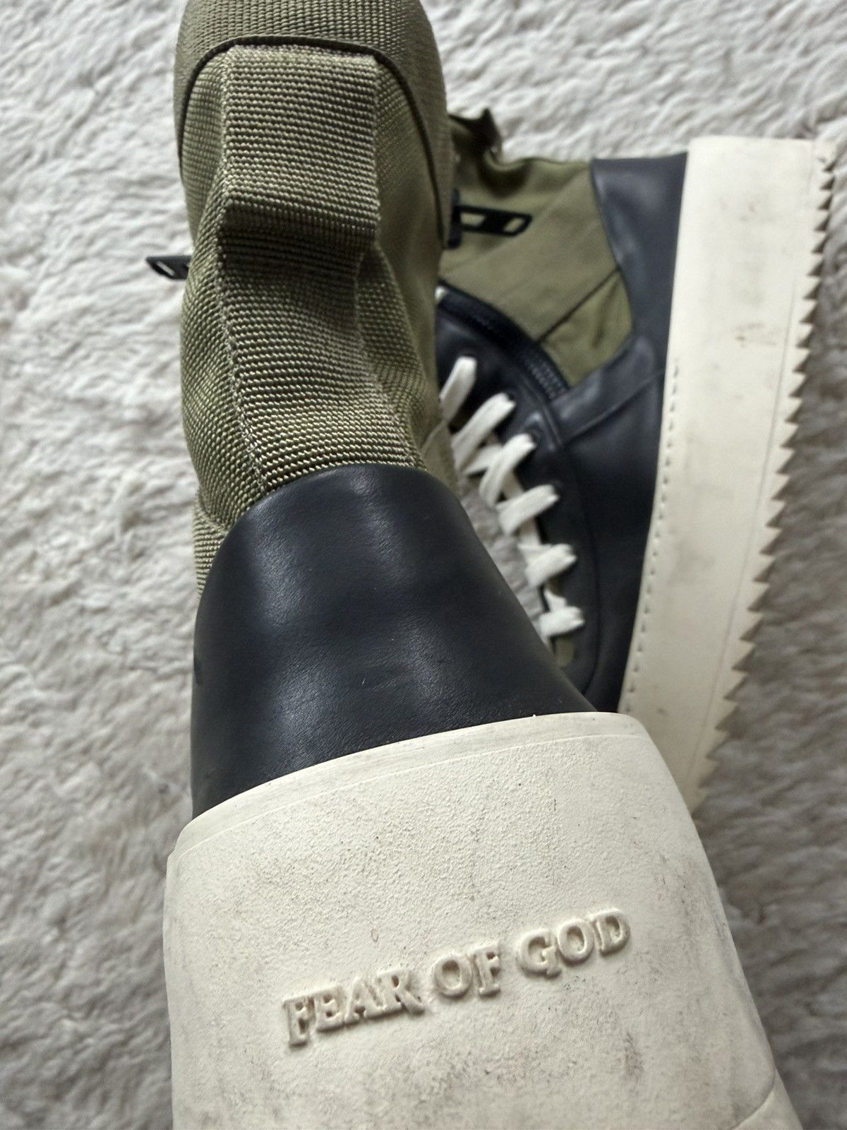 Fear of God Military Boots Green/ Black Size US 10.5 / EU 43-44 - 4 Thumbnail