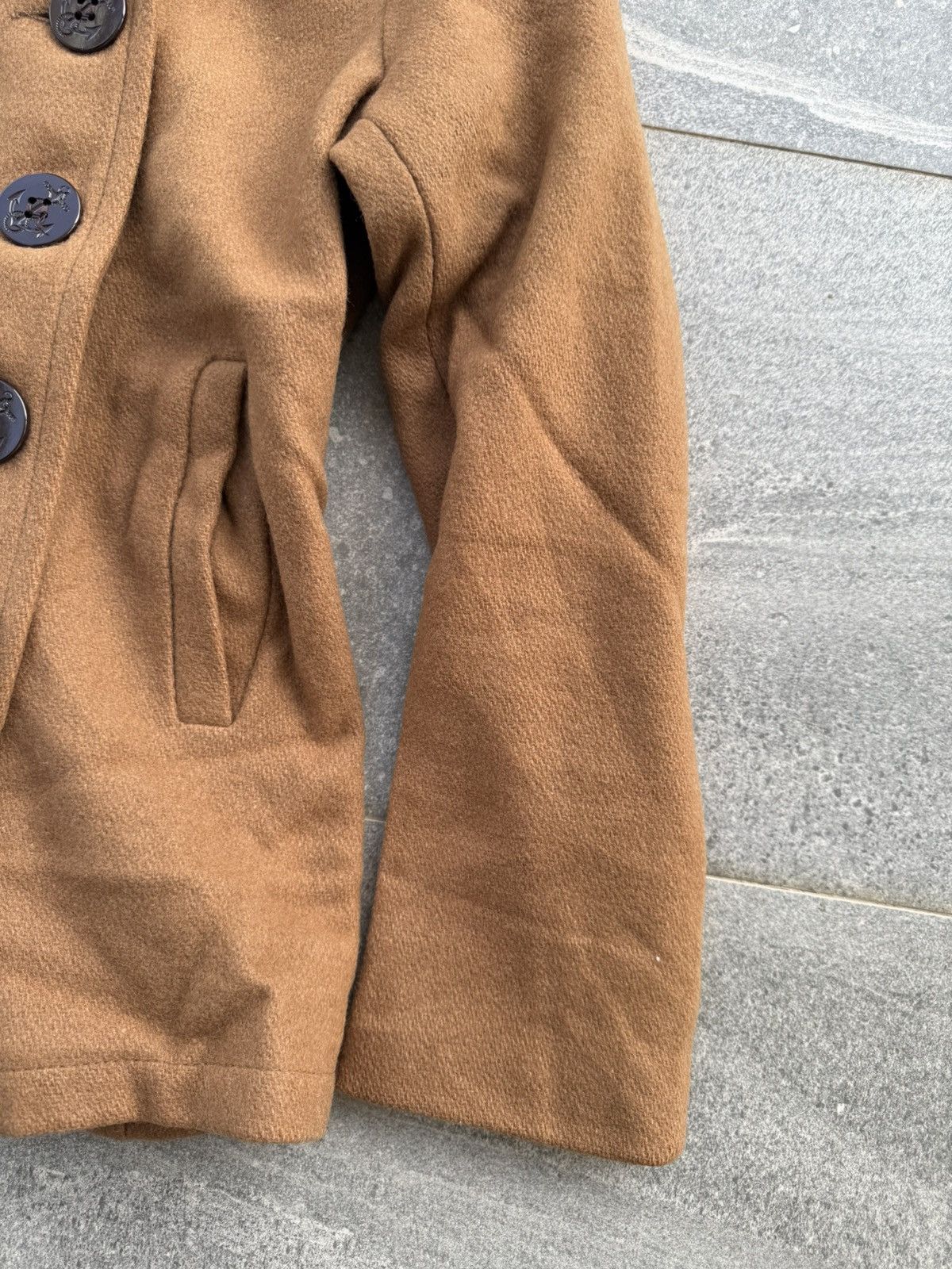 Schott Schott x Earth Music & Ecology Double Breasted Pea Coat Size S / US 4 / IT 40 - 5 Thumbnail