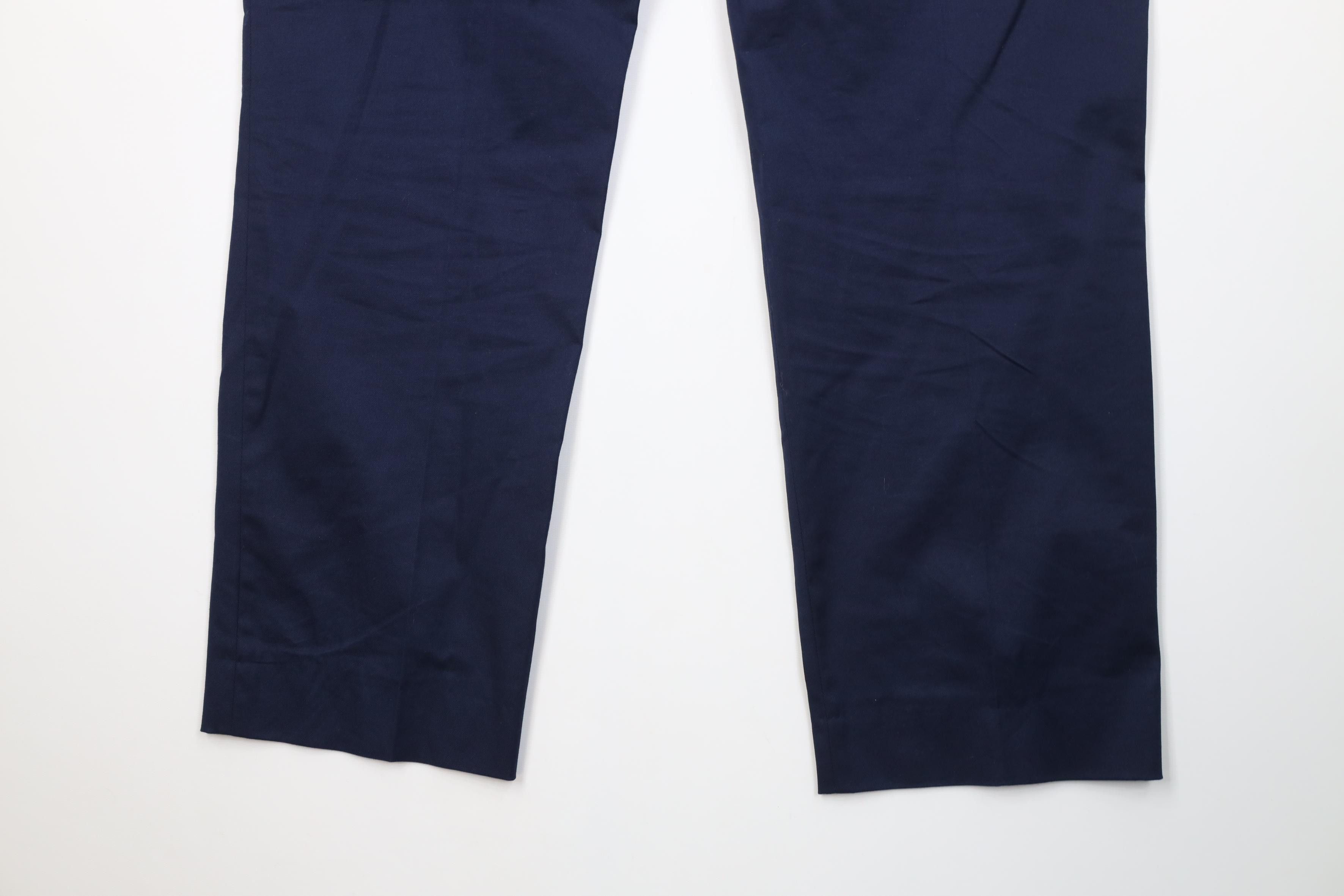 J.Crew J Crew Bowery Stretch Classic Fit Chino Pants Navy Blue Size US 35 - 13 Thumbnail