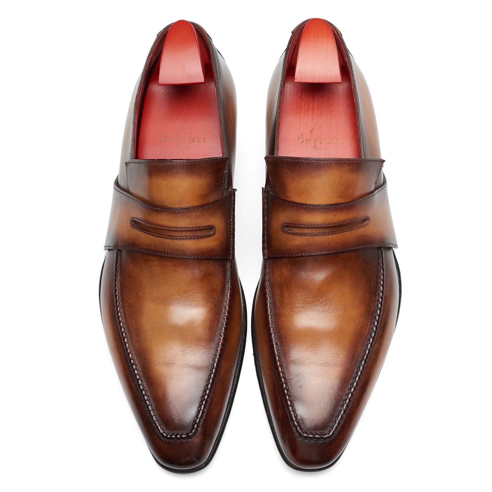 Berluti BERLUTI Art Andy Demesure Patina Venezia Leather Loafer Size US 8.5 / EU 41-42 - 2 Thumbnail