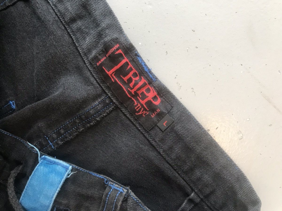 Tripp NYC × Vintage Vintage Tripp nyc adjustable waist skull pocket denim Size US 34 / EU 50 - 6 Thumbnail
