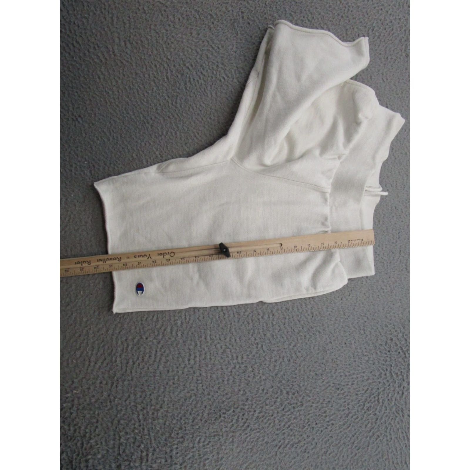 Champion Champion Sweat Shorts White Drawstring Men's S Regular Size Cotton Blend Athletic Logo 90s Football Basketball Activewear Shirt? Size US 29 - 7 Thumbnail
