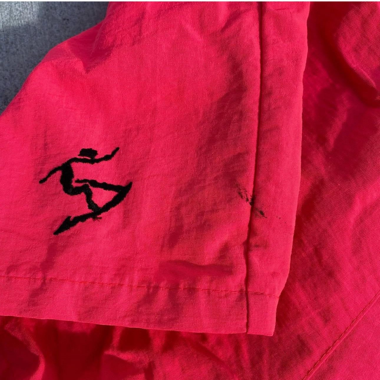 Other Vintage 80s Neon UZZI Swim Shorts Size 31" - 7 Thumbnail