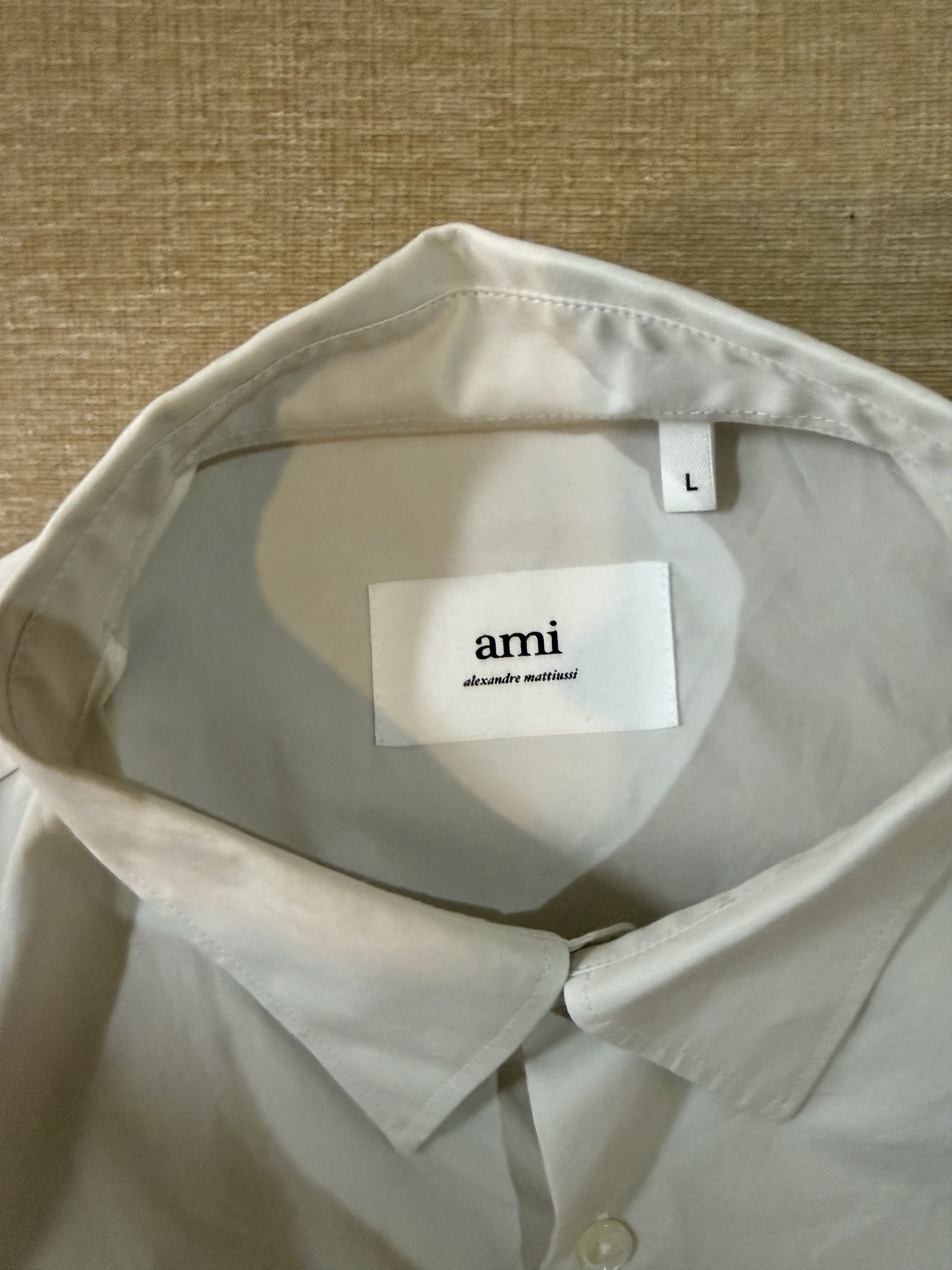 AMI Ami Short Sleave Button Down Shirt Size US L / EU 52-54 / 3 - 3 Thumbnail