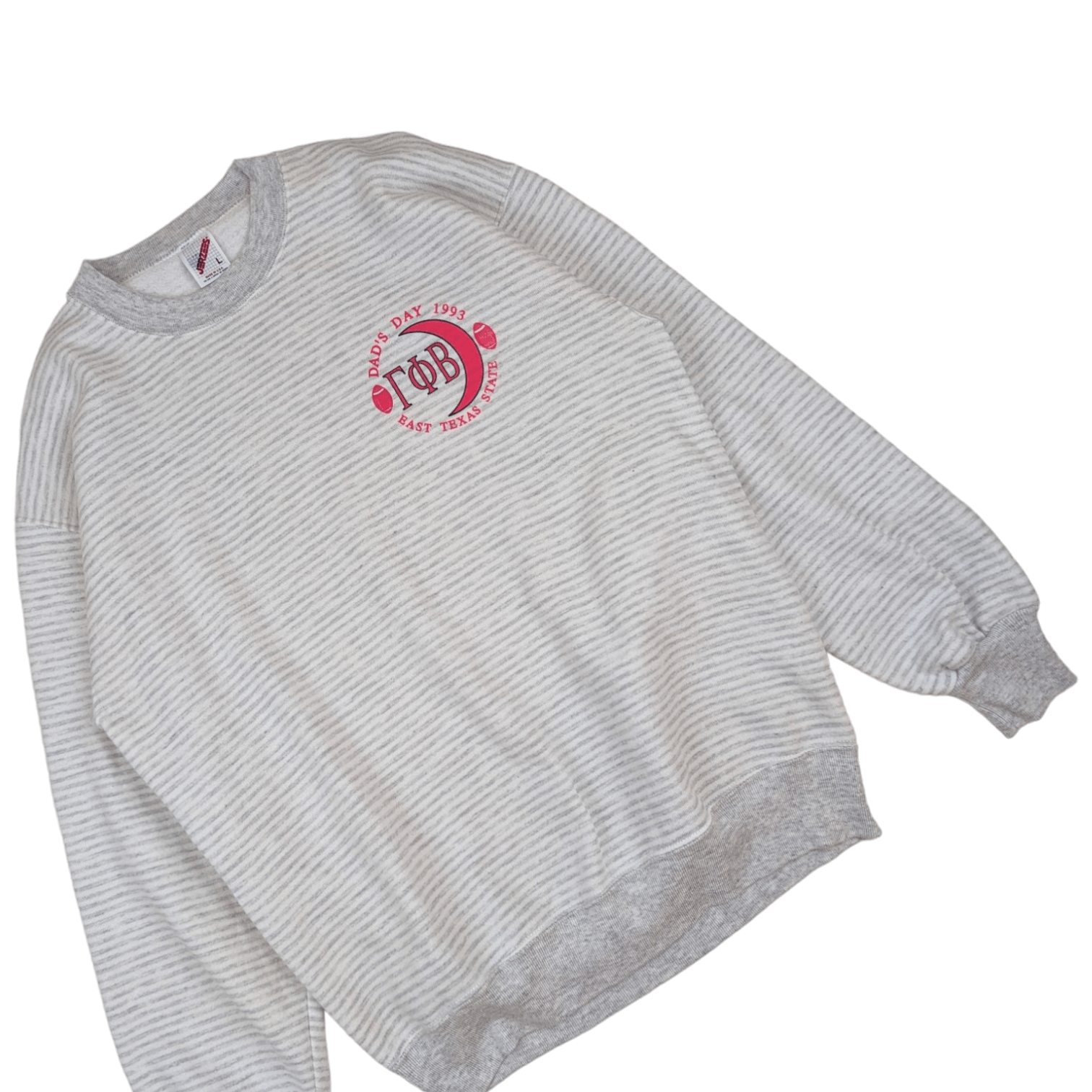 Jerzees Vintage 90's 1993 DAD DAY Father's Day Jumper Sweatshirt Size US M / EU 48-50 / 2 - 3 Thumbnail