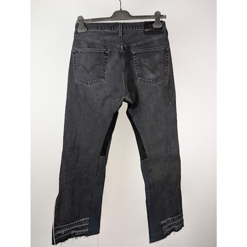 Gallery Dept. o1rshd1 Ready LA Flare Denim Jeans in Black Size US 32 / EU 48 - 11 Thumbnail