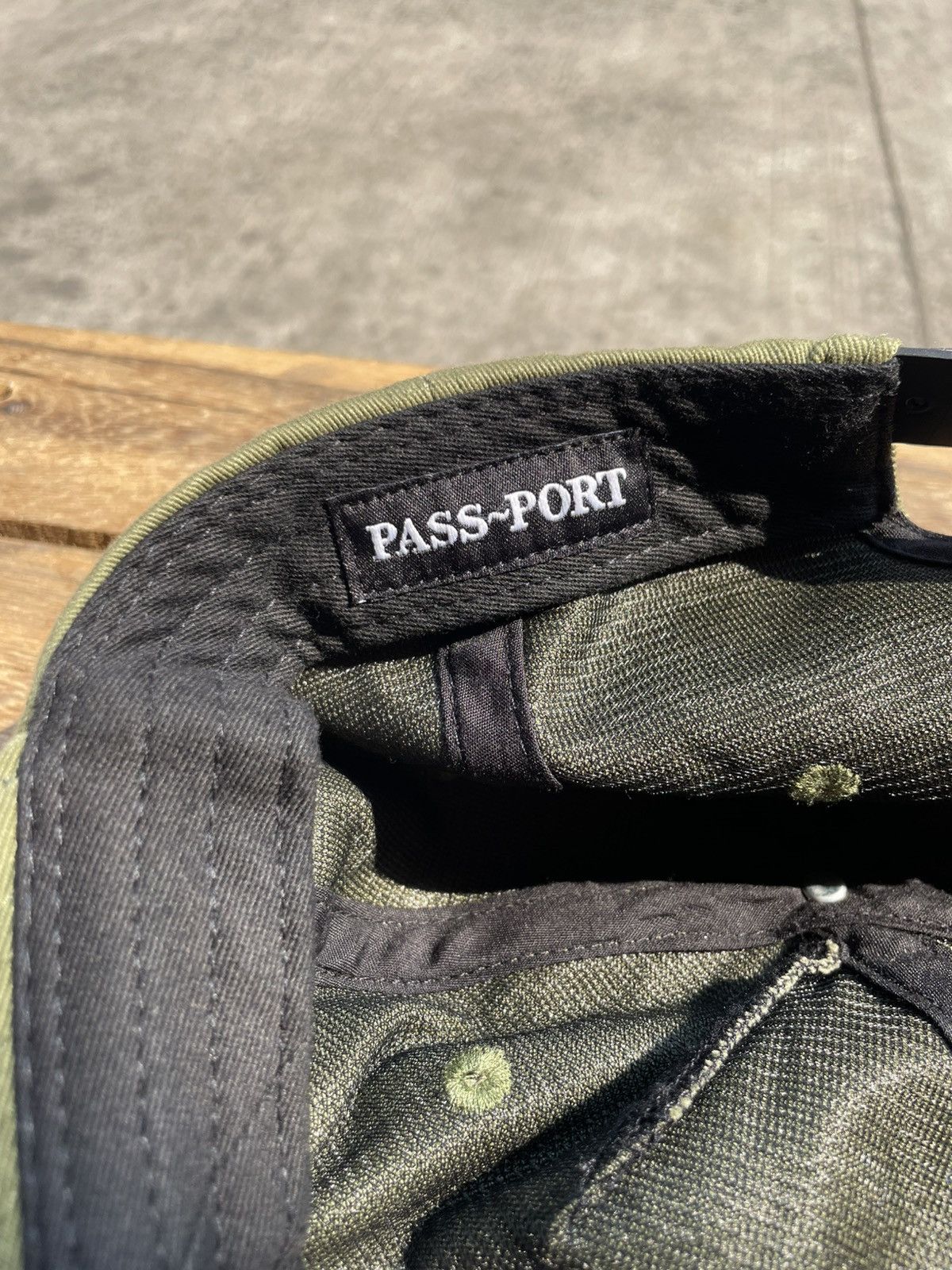 Passport Passport hat crystal 5 panel olive Size ONE SIZE - 5 Thumbnail