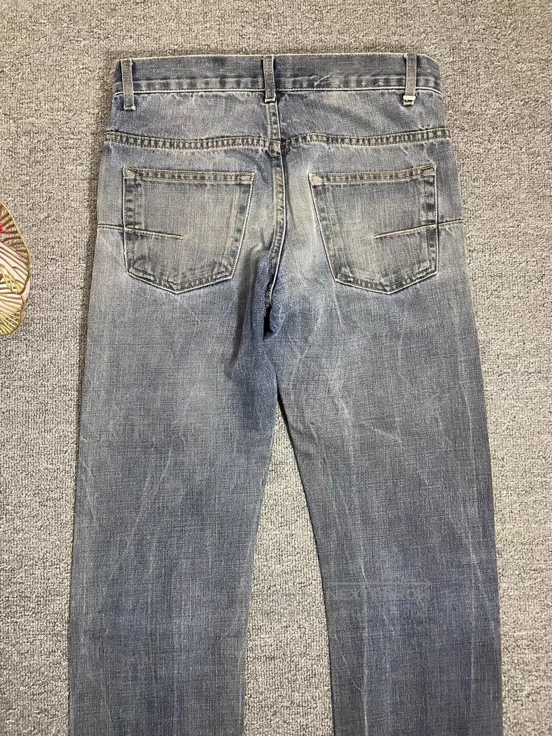 Dior Dior Blue Gradient Washed Ripped Distressed Denim Jeans Size US 28 / EU 44 - 9 Thumbnail