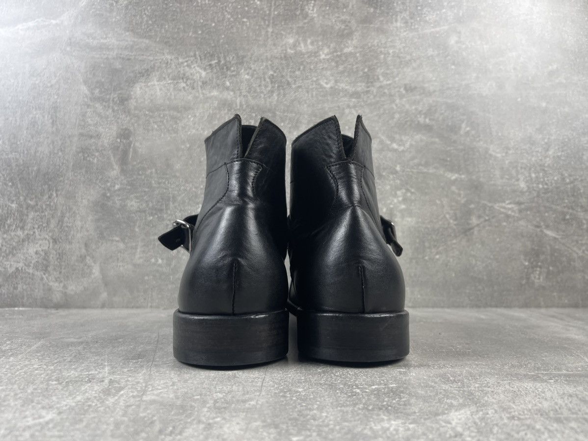 Ma+ Archive Avant Garde Opium Leather Belted HandCrafted Boots Size US 7.5 / EU 40-41 - 6 Thumbnail