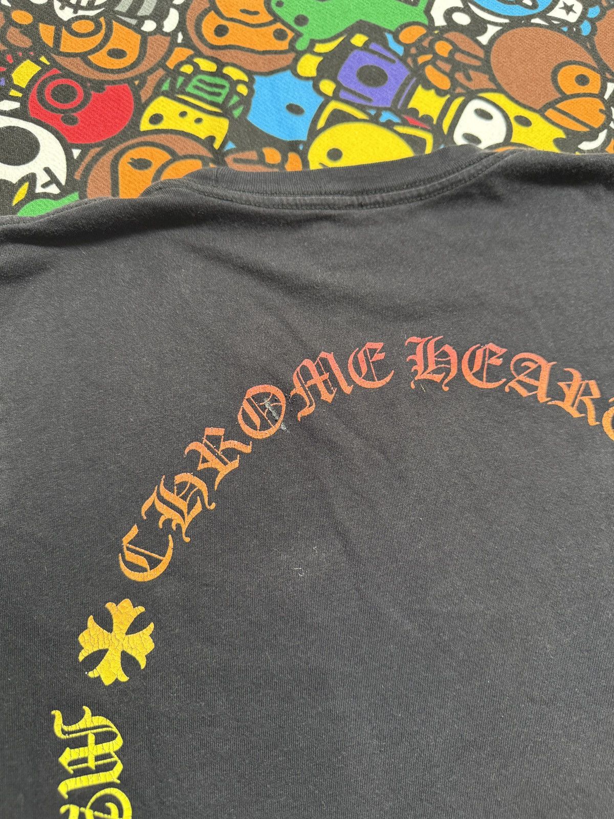 Chrome Hearts Chrome Hearts Black Gradient Floral Logo Long Sleeve Tee Size US XS / EU 42 / 0 - 15 Thumbnail