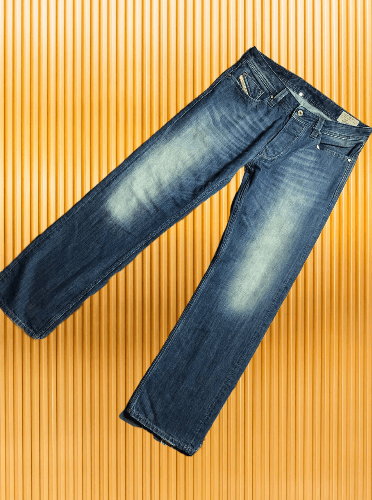 Diesel × Vintage Vintage Diesel Jeans Distressed Faded Flared Wide Baggy Y2K Size US 30 / EU 46 - 1 Thumbnail