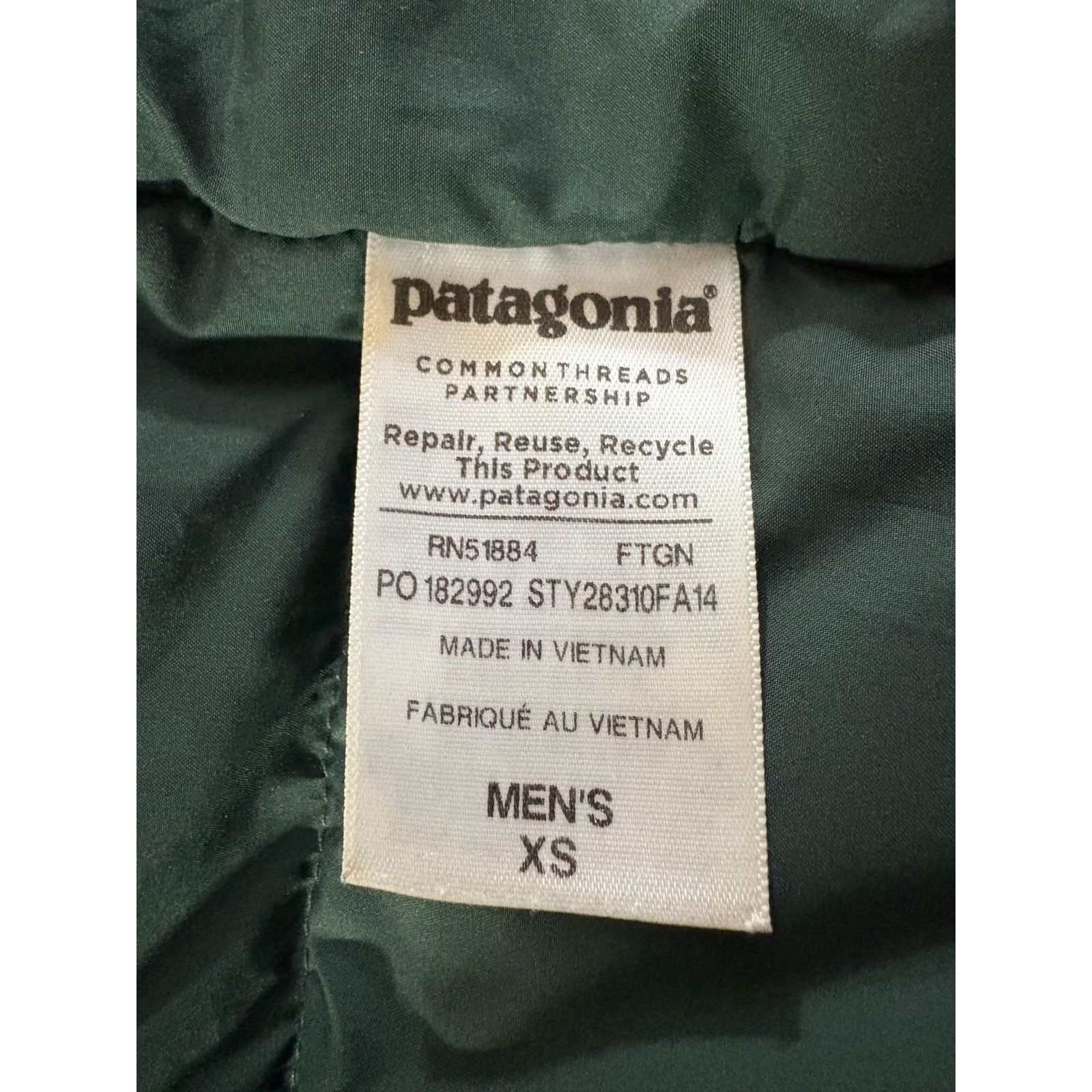 Patagonia Patagonia Bivy Down Puffer down canvas parka jacket coat sz Size US XS / EU 42 / 0 - 3 Thumbnail