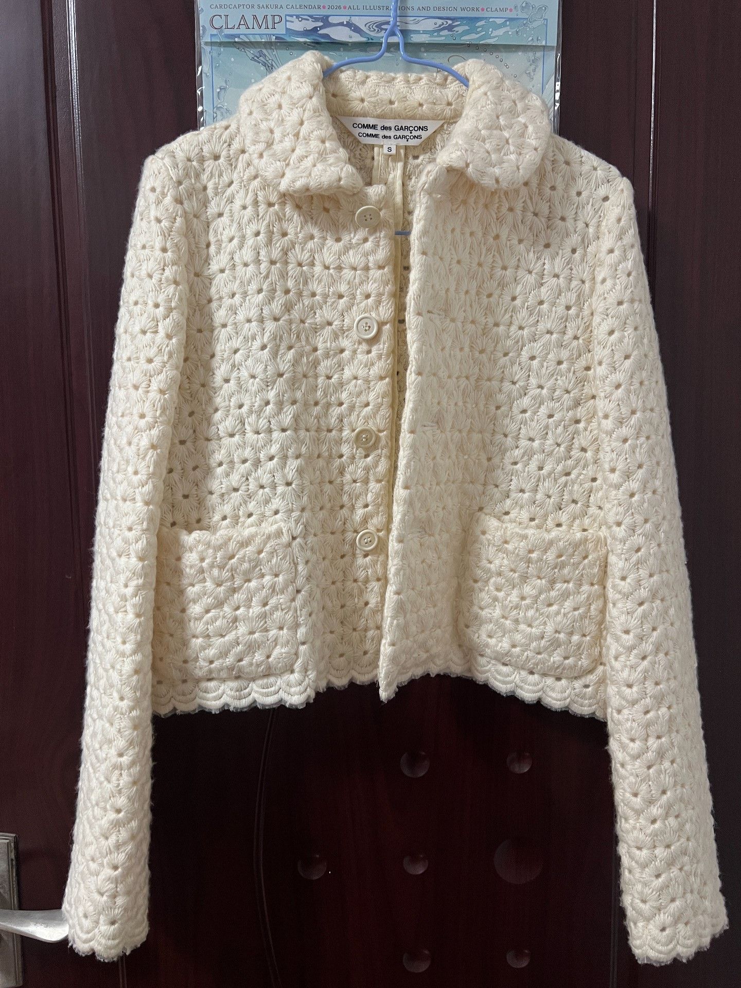 Comme des Garcons Comme des Garcons 2012 3D Floral Wool Coat Size M / US 6-8 / IT 42-44 - 1 Thumbnail