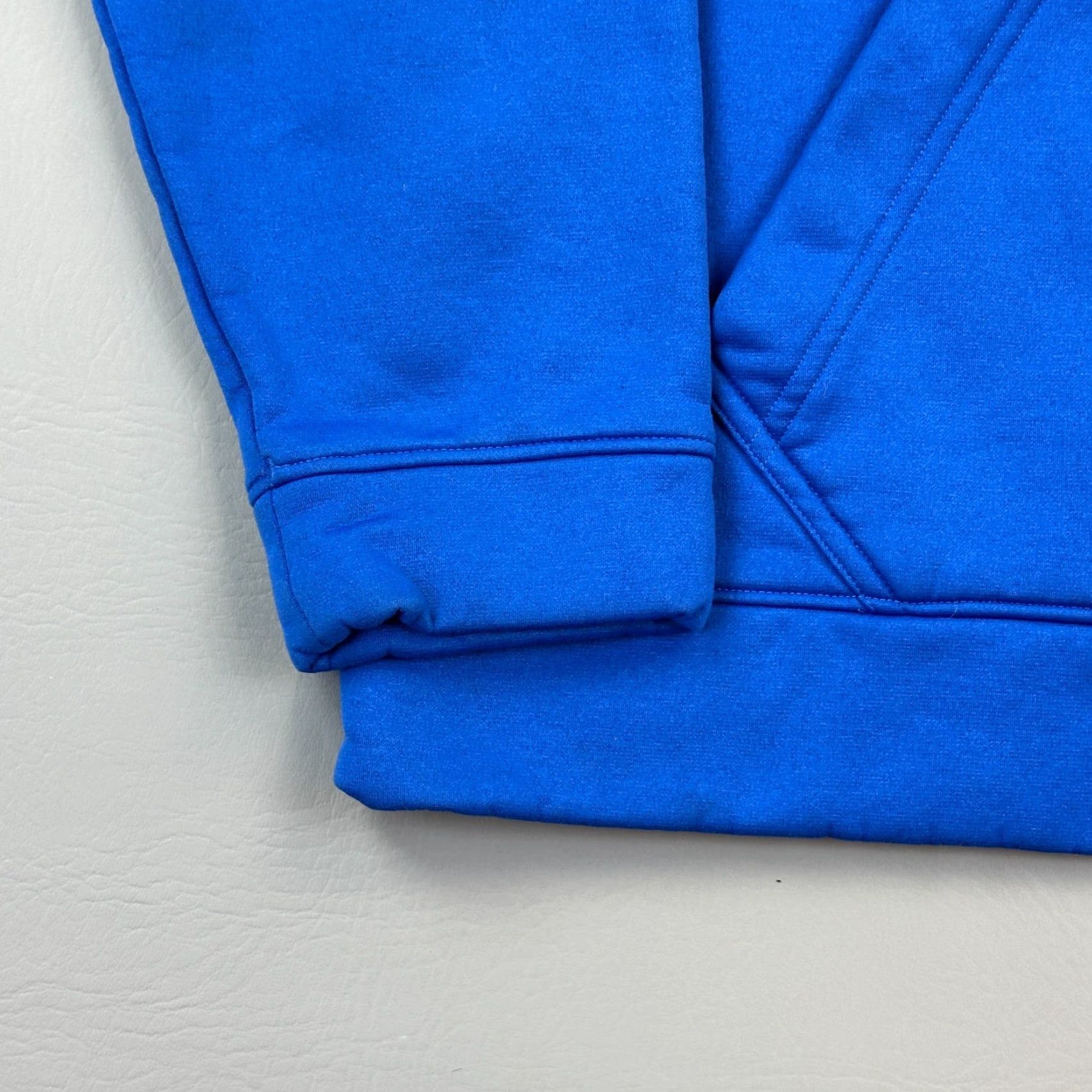Under Armour Under Armour Hoodie Mens Large Blue UA Fleece Pullover Logo Graphic Embroidered Pocket Regular Knit Sweatshirt Size US L / EU 52-54 / 3 - 2 Thumbnail