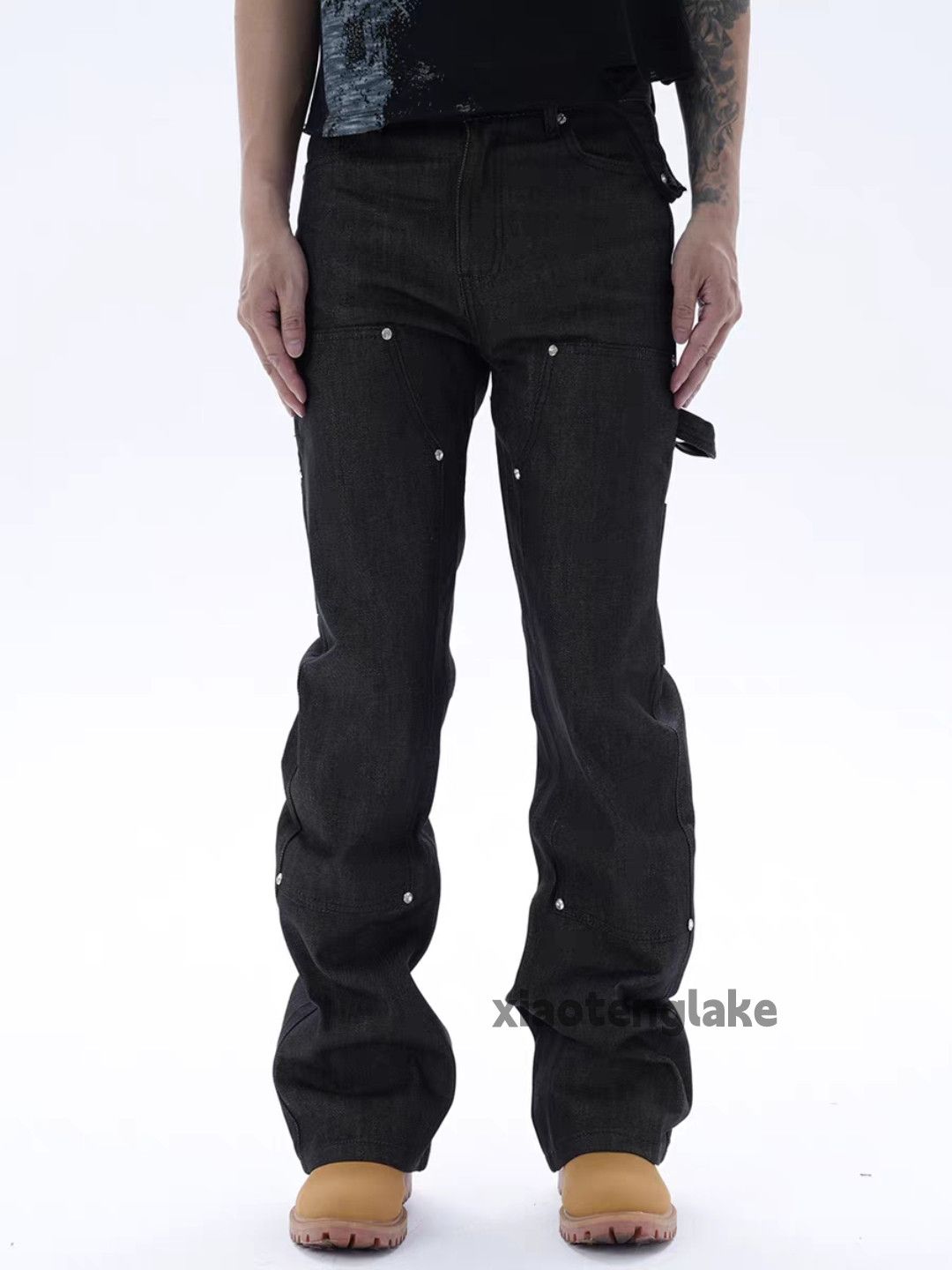 Jean zx supreme Stussy style punk hiphop cargo jeans | Grailed