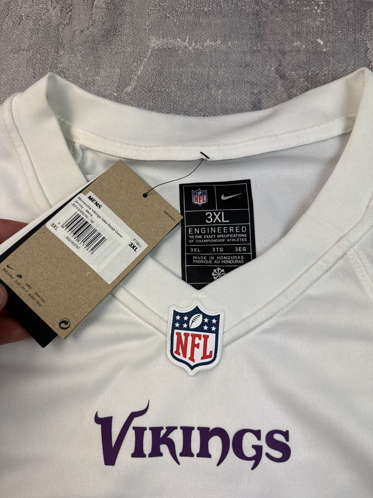 Nike Nike Minnesota Vikings Justin Jefferson #18 NFL Size US XXL / EU 58 / 5 - 3 Thumbnail