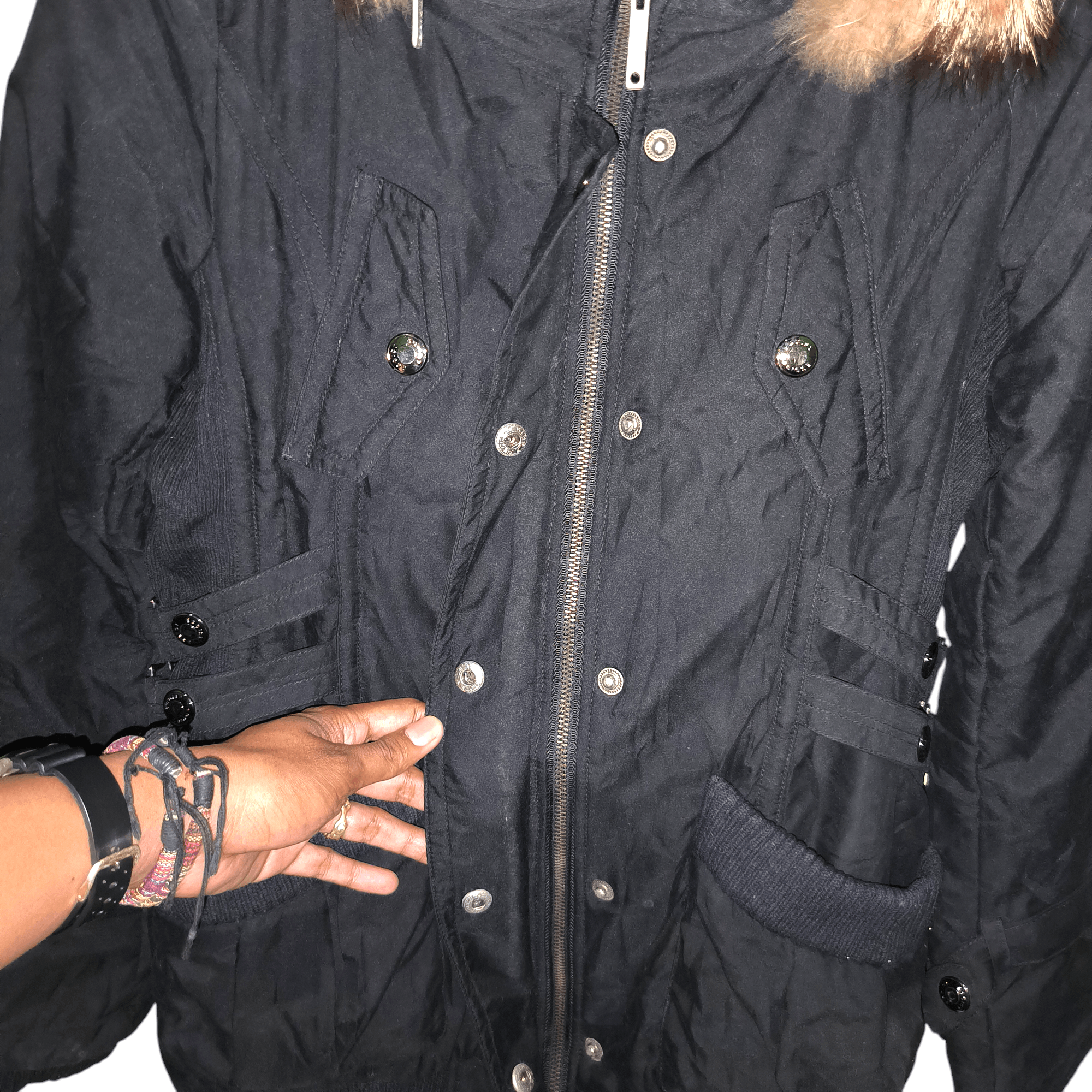 If Six Was Nine EGOIST Fur Jacket Size US M / EU 48-50 / 2 - 2 Thumbnail