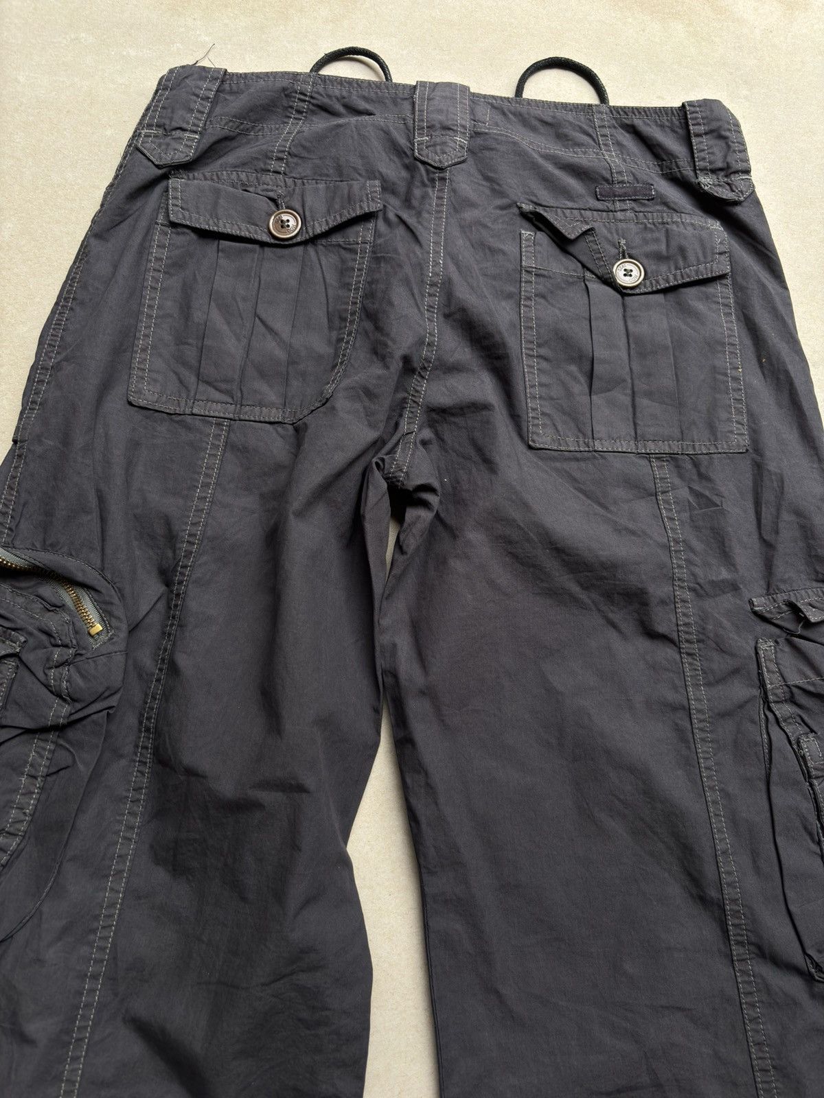 Japanese Brand VERTGARMENTS lace up cargo pants Size US 28 / EU 44 - 6 Thumbnail