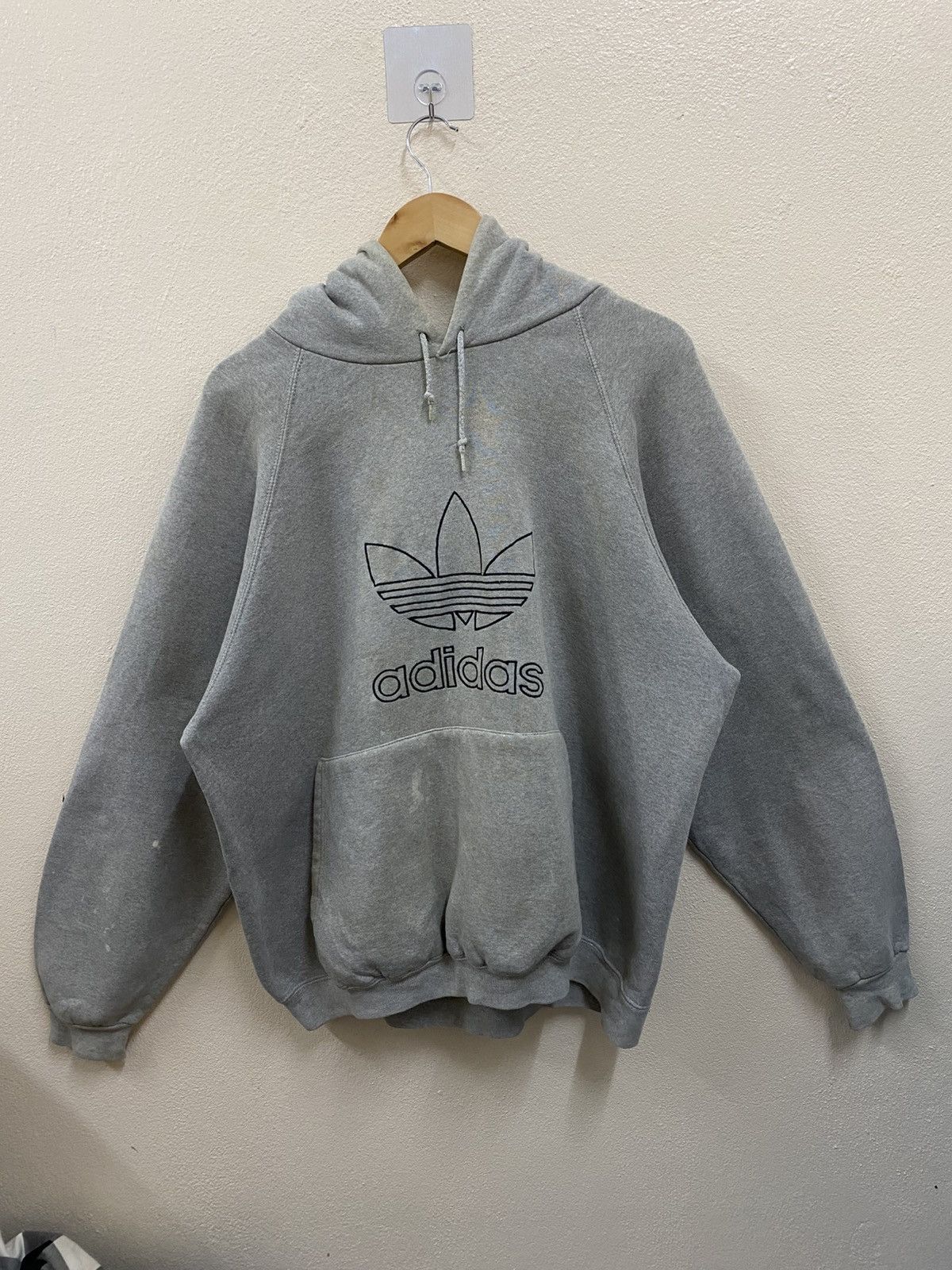Adidas Vintage Adidas Big Logo Pullover Size US XL / EU 56 / 4 - 1 Thumbnail