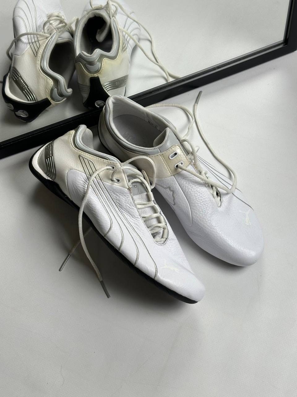 Vintage 00s Japanese Puma Speed Cat Leather Shoes