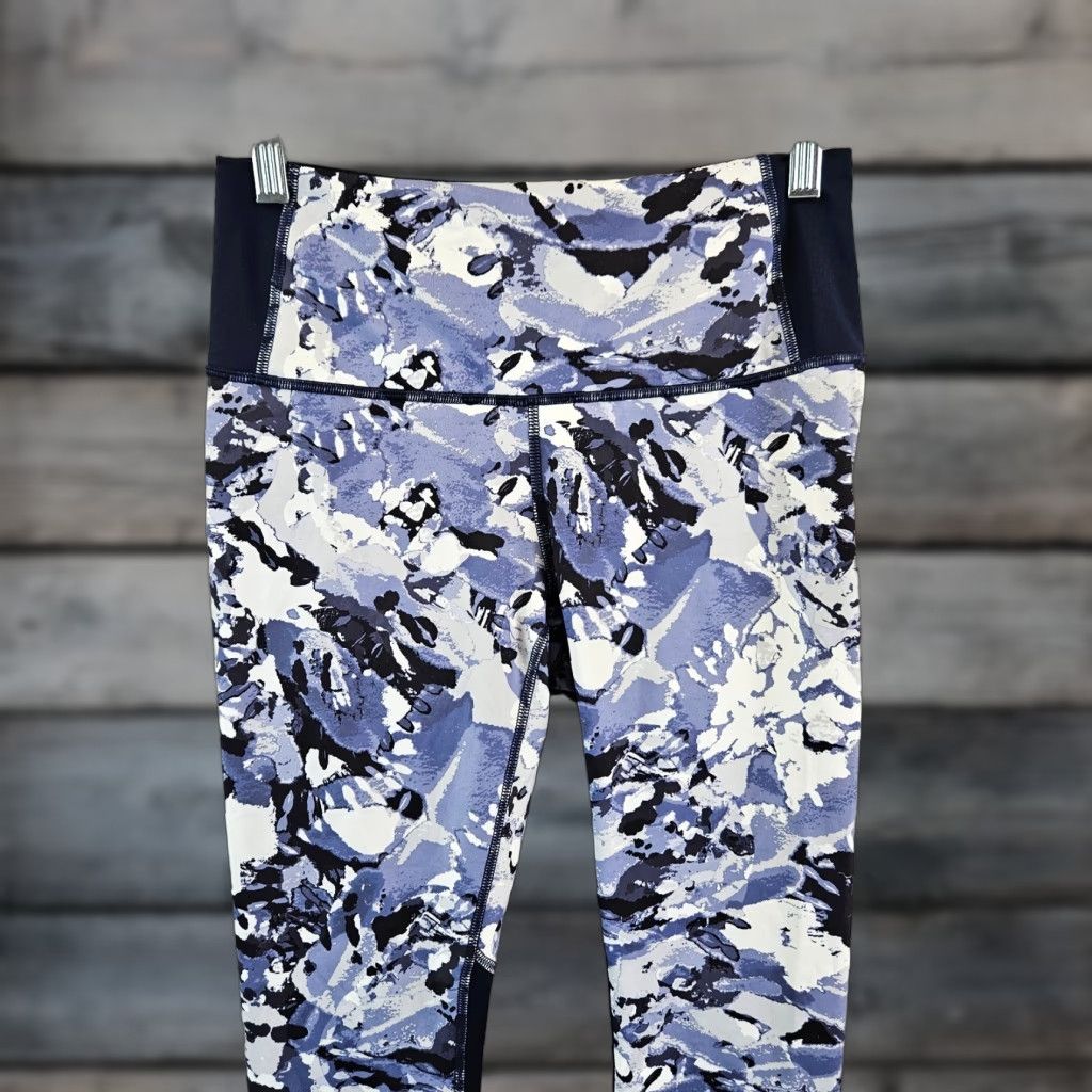 Vintage Lucy Womens Cropped Leggings Sz Small Blue Mid Rise Size 28" / US 6 / IT 42 - 1 Thumbnail