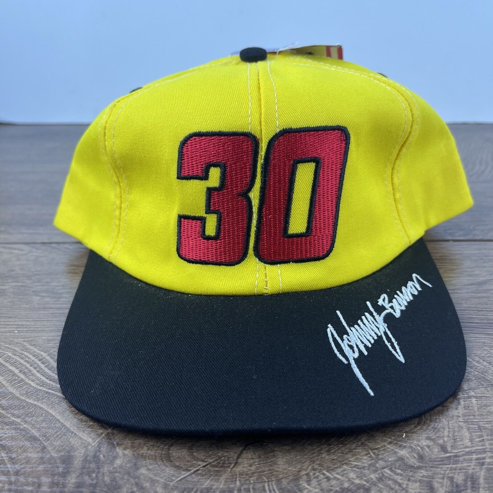 Other Johnny Benson 30 Hat Snapback Yellow Cap Adjustable Yellow A Size ONE SIZE - 1 Thumbnail