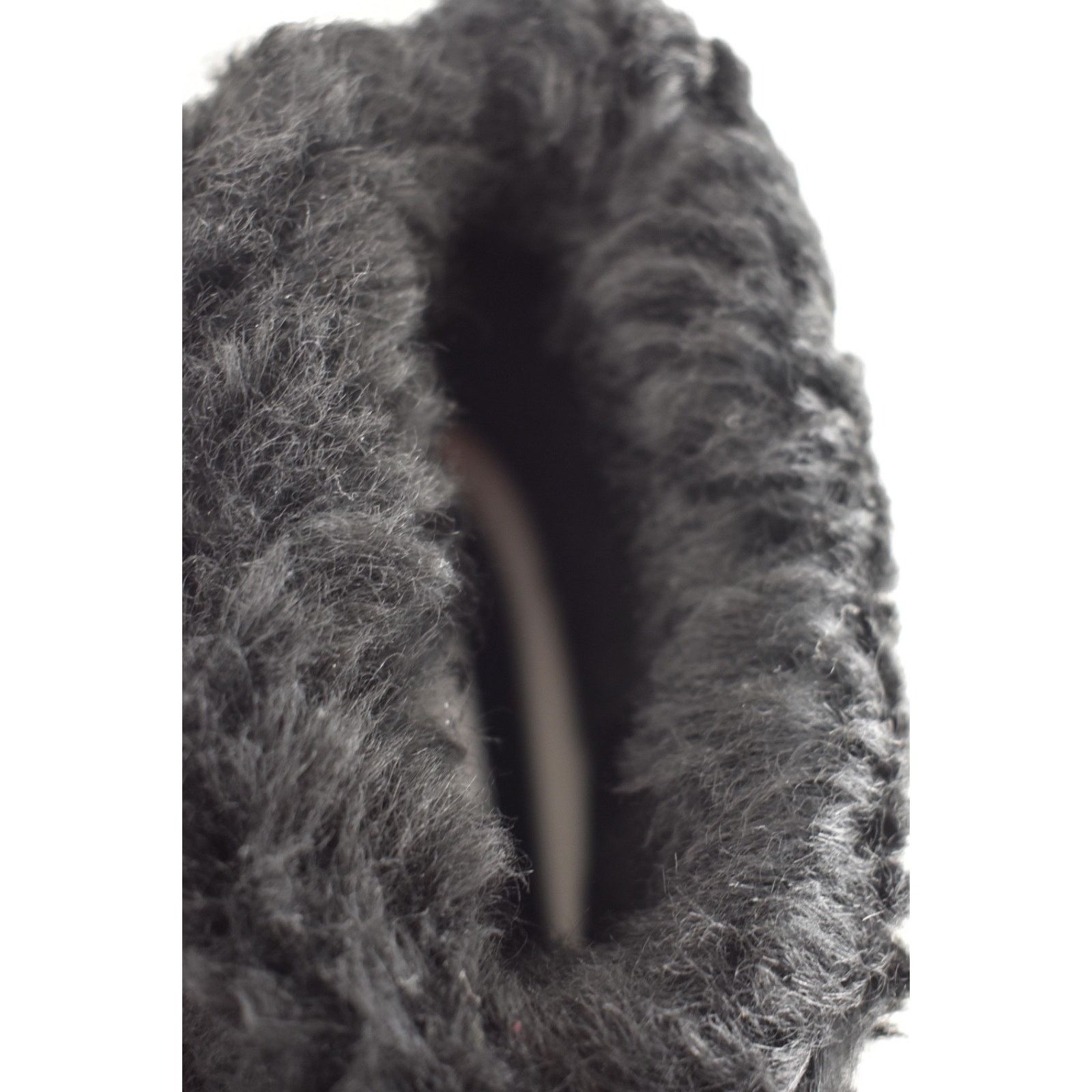Chanel Chanel Black Shearling Rubber CC Ankle Rain Boots 40 Size US 10 / IT 40 - 11 Thumbnail