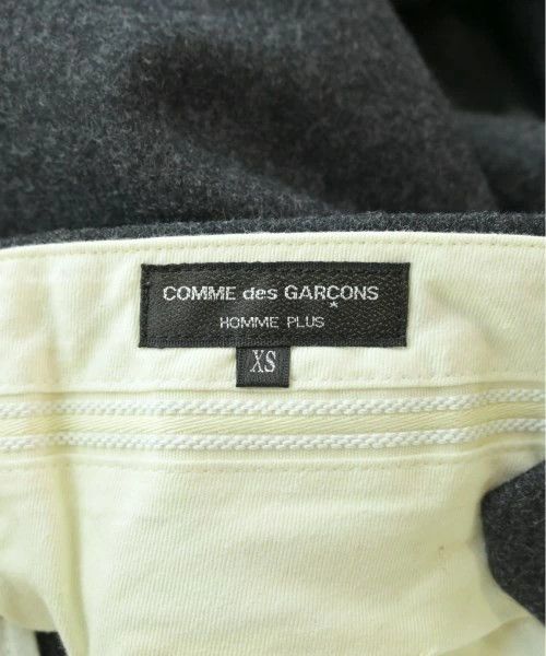 Comme des Garcons Homme Plus Casual Pants Slacks Plain Zipper Wool Hem Folded Gray Size US 30 / EU 46 - 7 Thumbnail