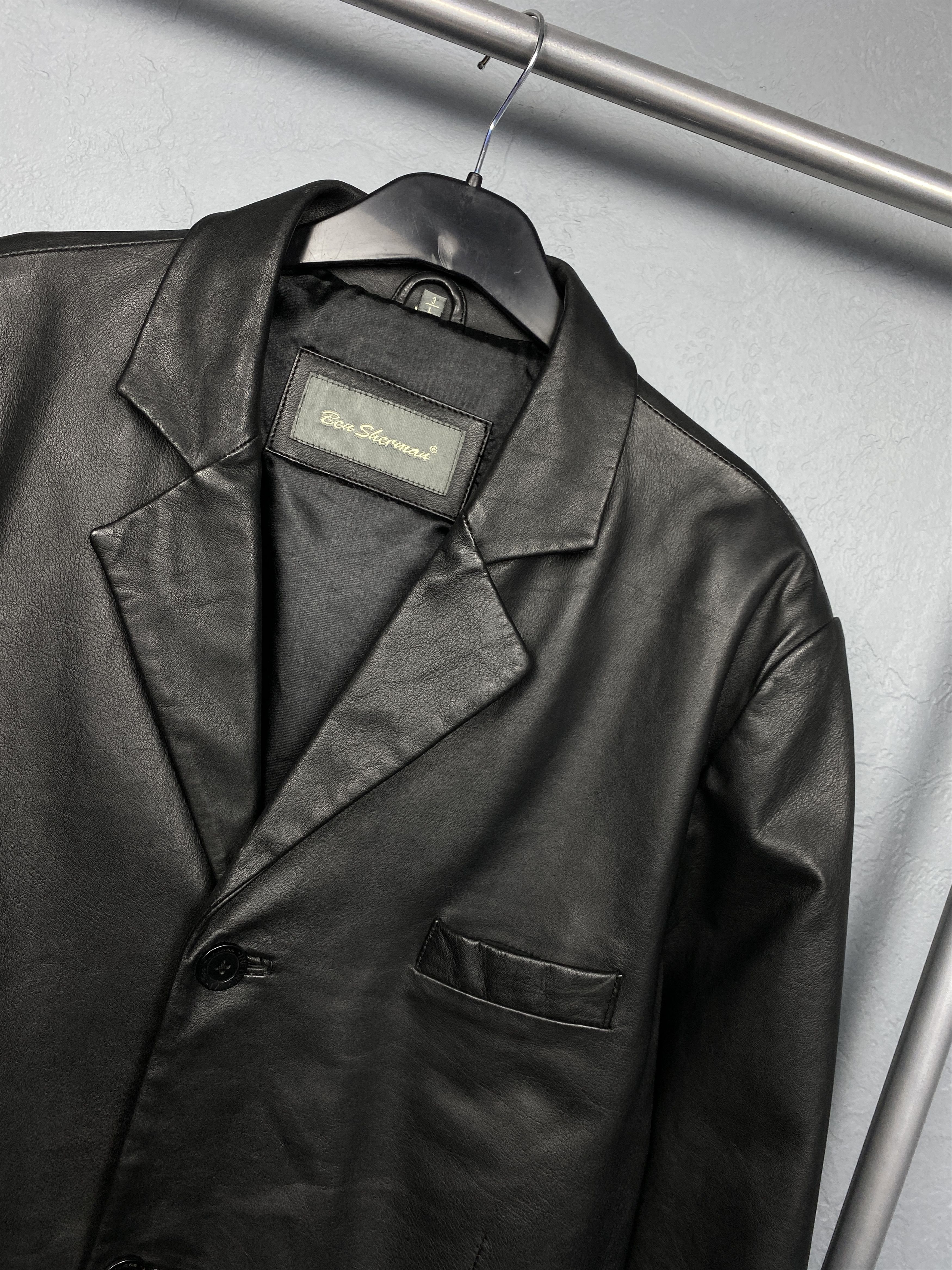 Ben Sherman Ben Sherman Vintage Leather Jacket Y2K Size US L / EU 52-54 / 3 - 2 Thumbnail