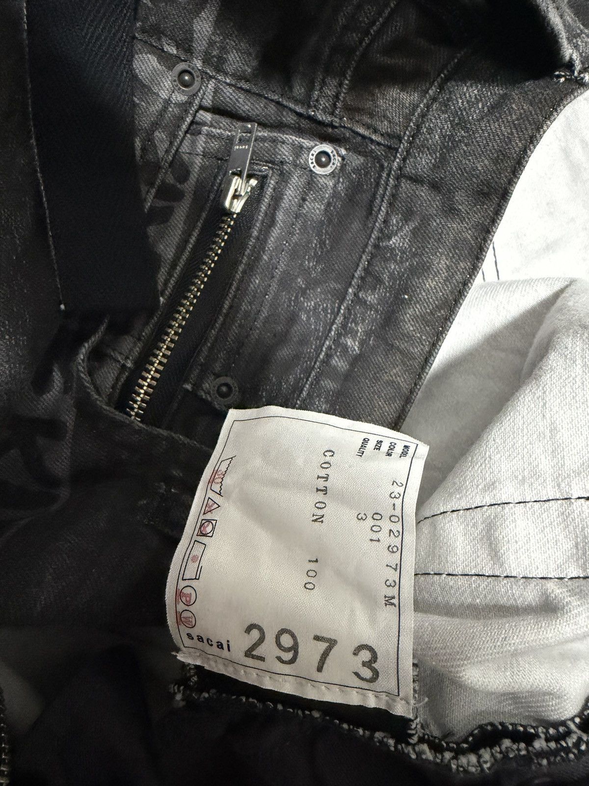 Sacai SACAI Eric Haze Straight-Leg Jeans Size US 34 / EU 50 - 2 Thumbnail