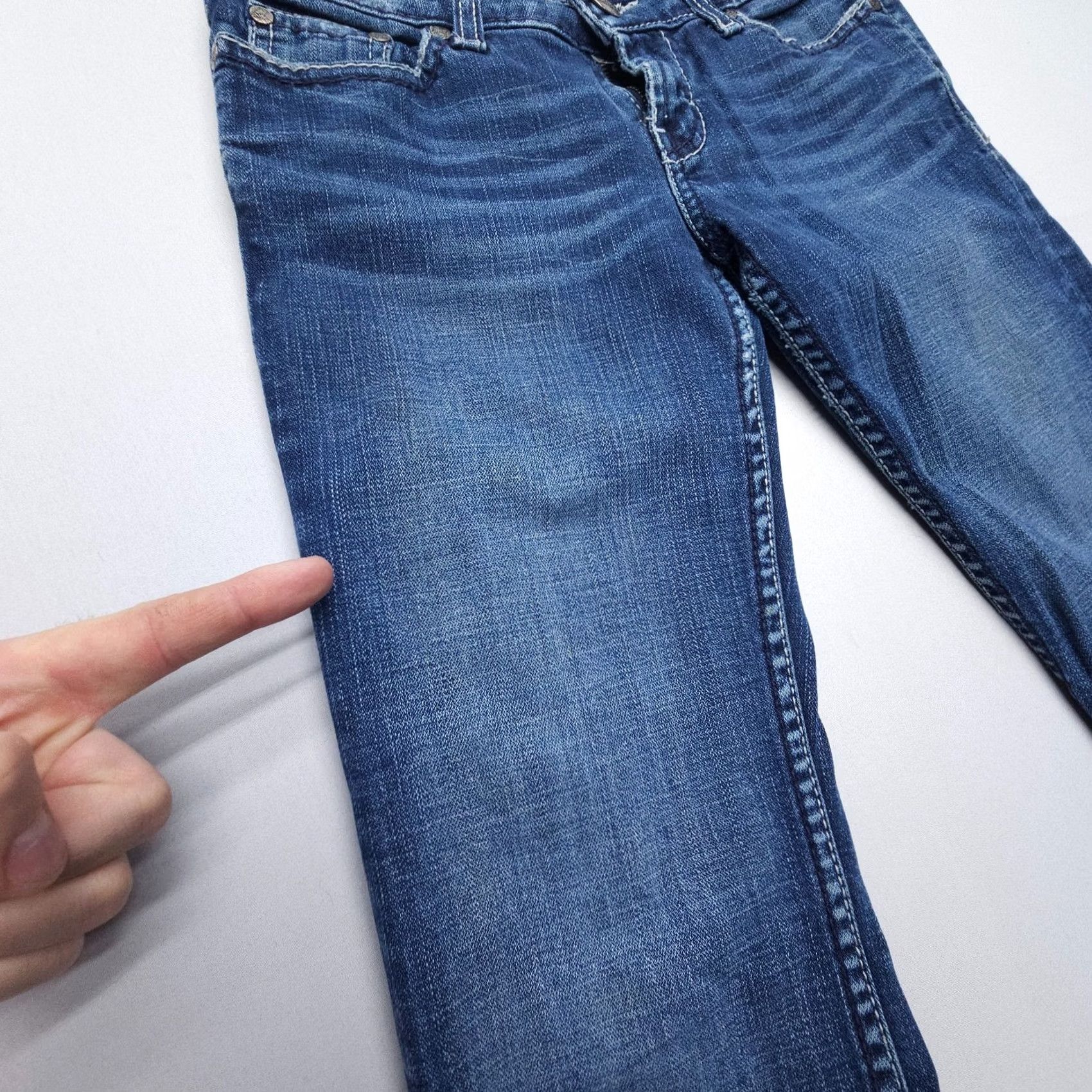Vintage BuckIe Buckle BKE Madison Low Rise Boot Flare Jeans 26x31.5 Dark Wash Denim Blue Women Regular Jeans Size 26" / US 2 / IT 38 - 5 Thumbnail