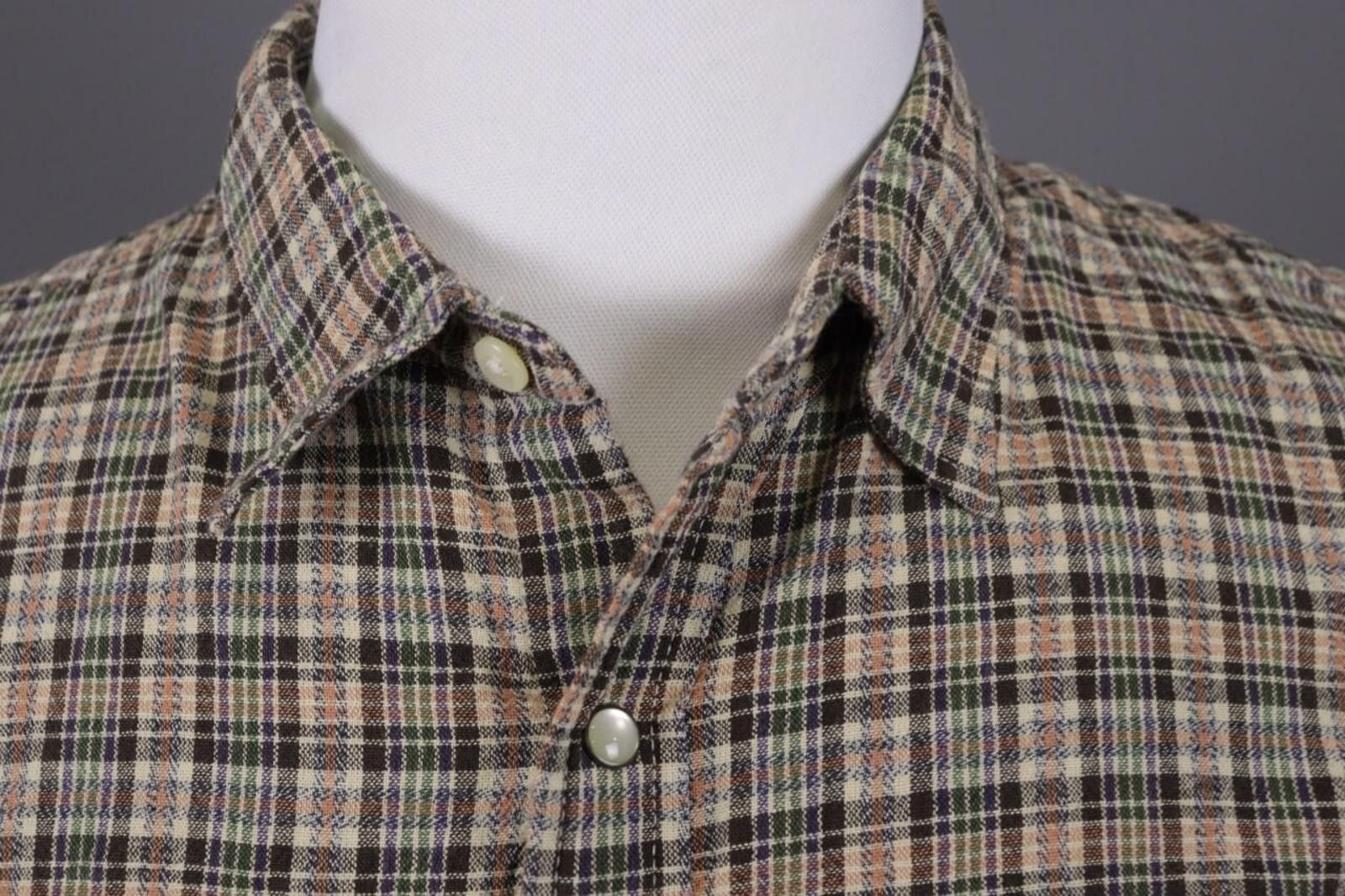 Denim & Supply Ralph Lauren Denim & Supply Ralph Lauren Brown Check Overshirt Shirt Sz L Size US L / EU 52-54 / 3 - 4 Thumbnail