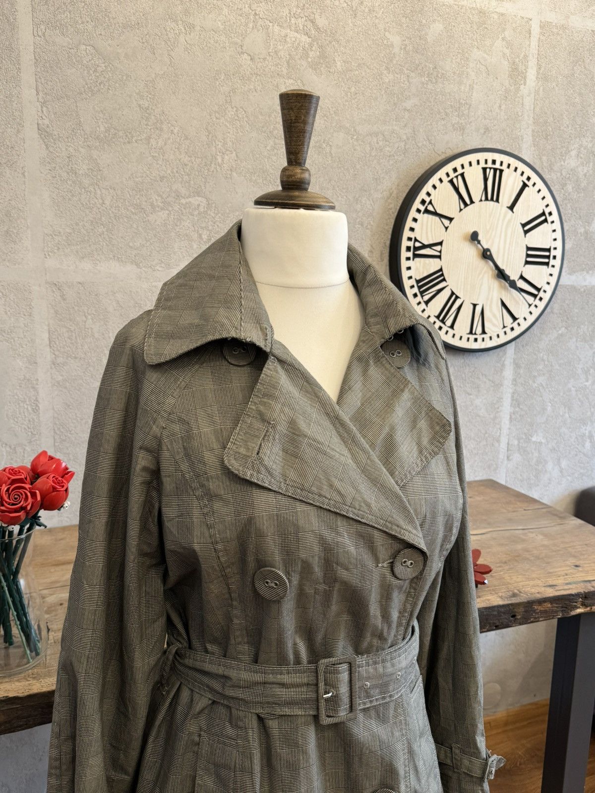 Vintage Vintage avant garde trench coat swag if6was9 lgb yohji vibe Size M / US 6-8 / IT 42-44 - 4 Thumbnail