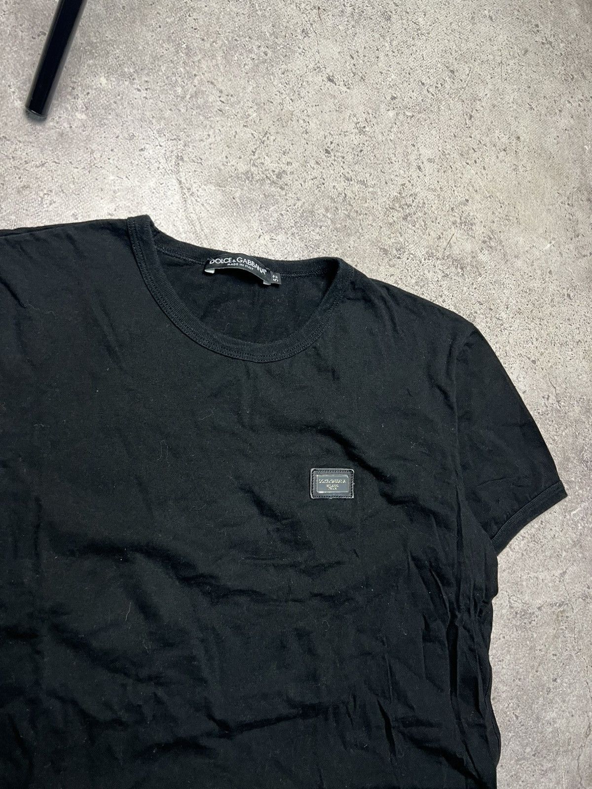 Dolce & Gabbana Vintage Y2K 90’s Dolce & Gabanna Basic Logo Tee Size US M / EU 48-50 / 2 - 3 Thumbnail