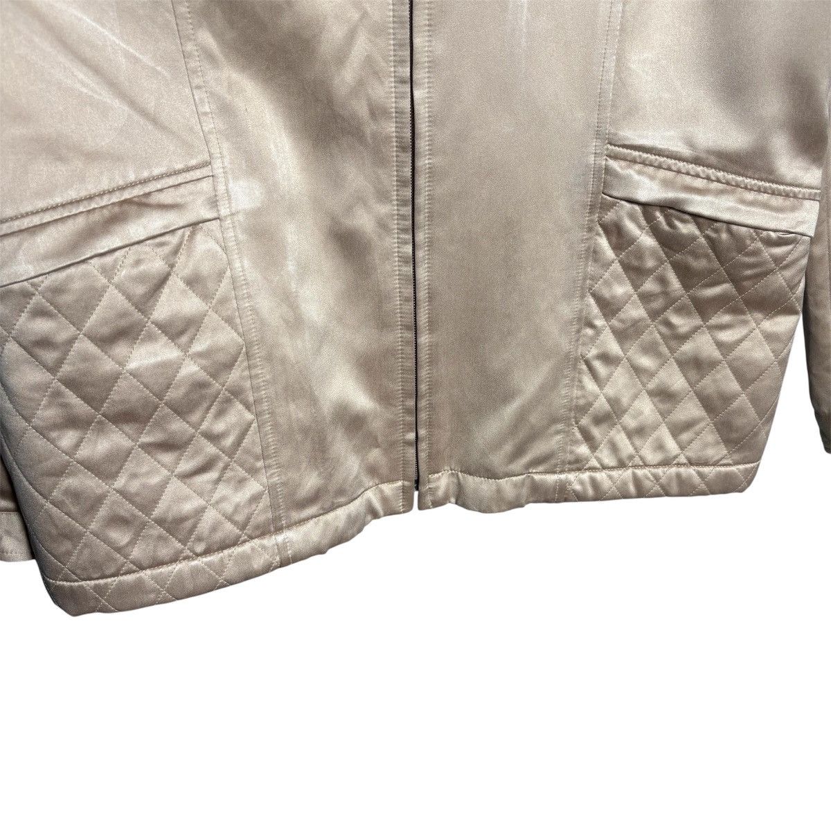 Balenciaga Balenciaga Logo Full Zip Gold Nylon Jacket / Vintage 90s Size US M / EU 48-50 / 2 - 4 Thumbnail