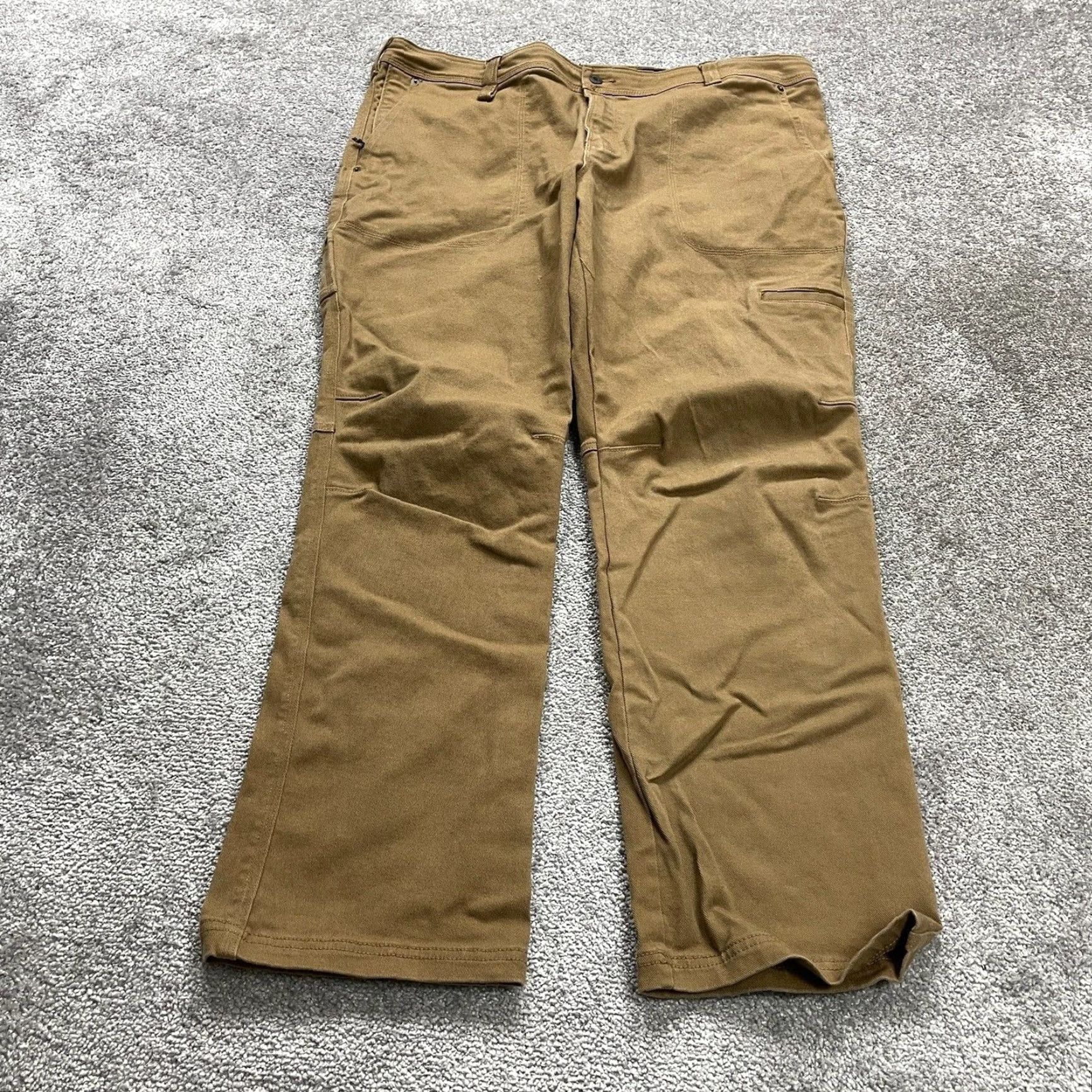 Vintage Columbia Carpenter Pants Mens 42x31 Brown Cotton Canvas Workwear Straight Size US 42 / EU 58 - 2 Thumbnail